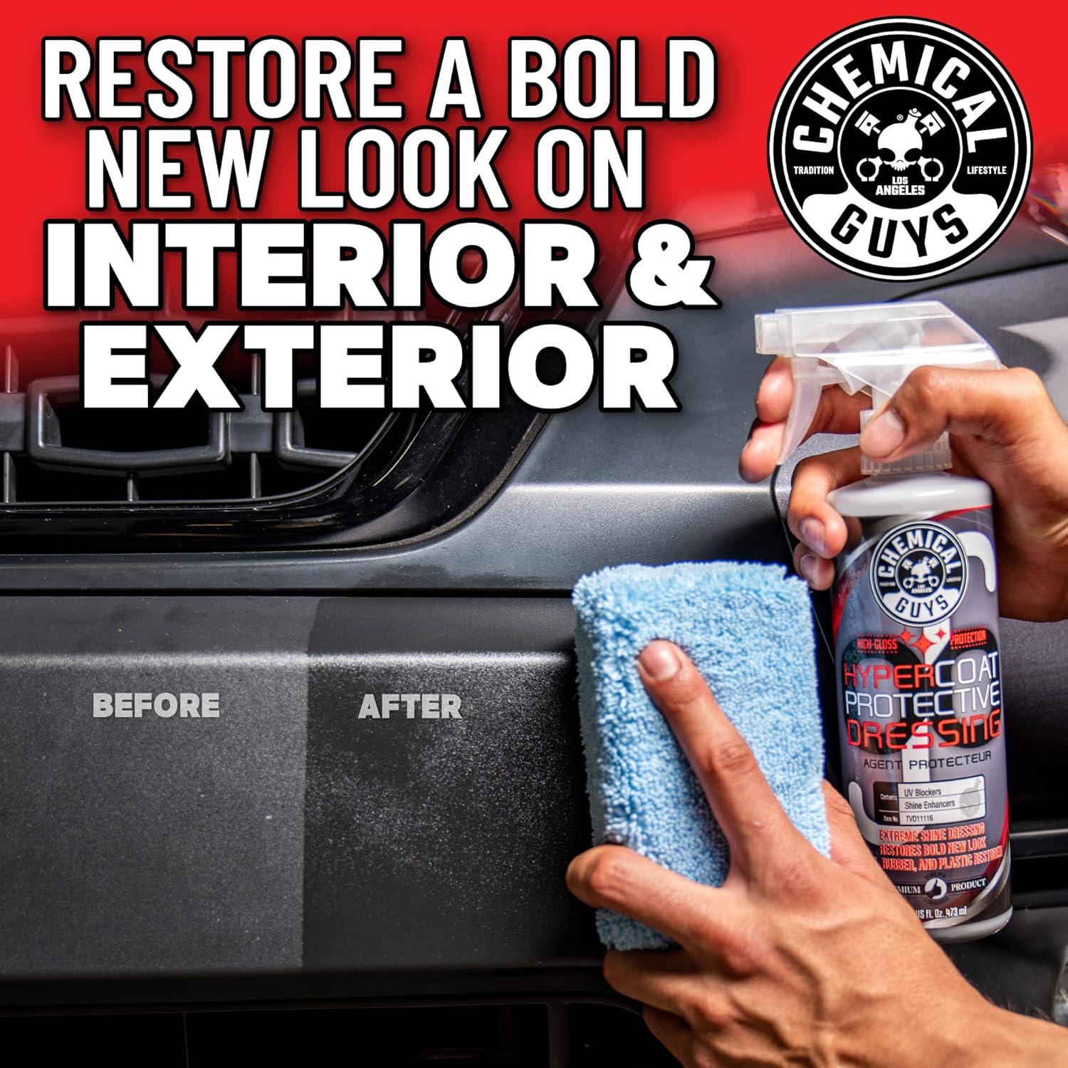 Chemical Guys G6 HyperCoat 473 ml - Protector Brillante para Vinilo, Caucho y Plástico