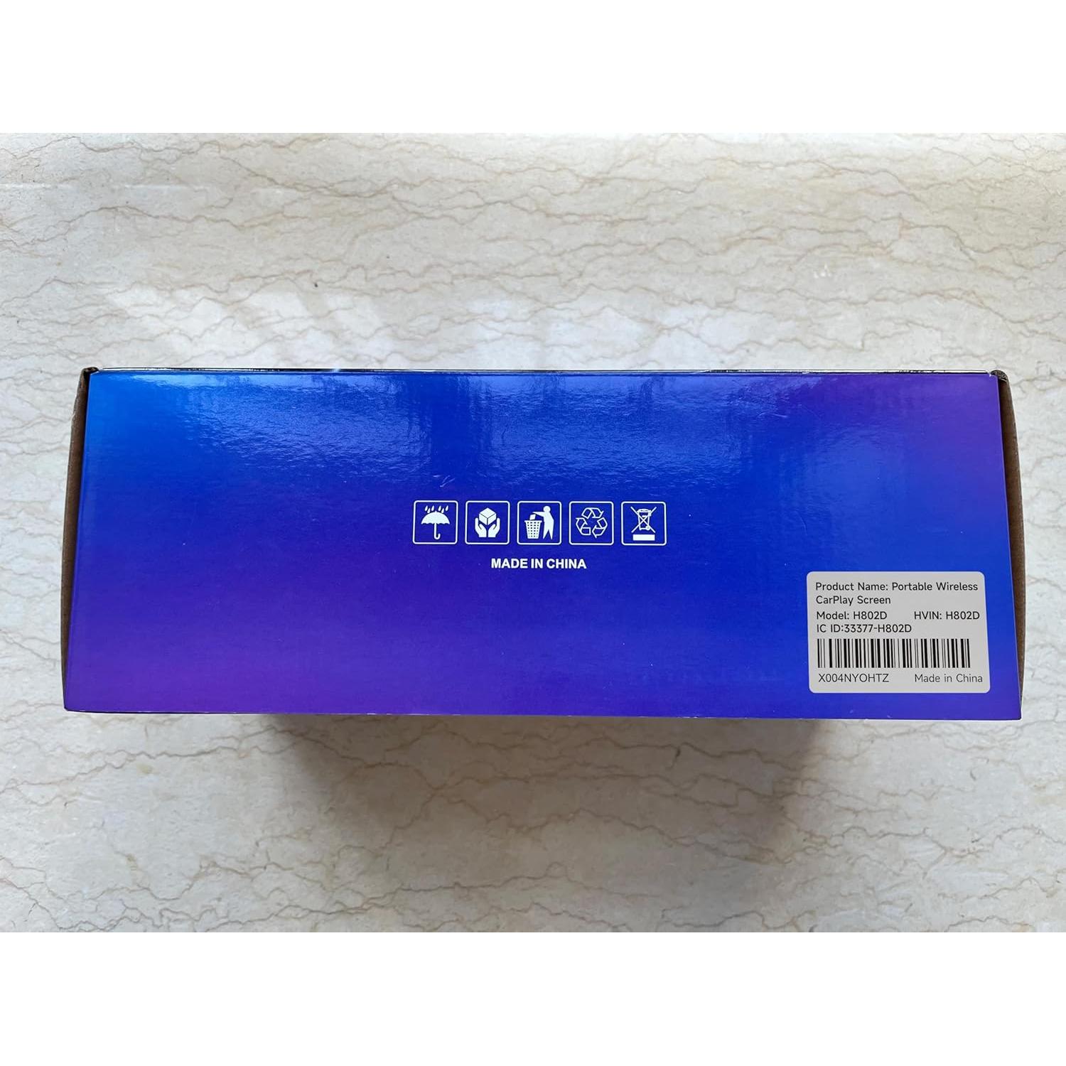 Upgrade Wireless Carplay Screen for Car with 4K Dash Cam, 11.26'' Portable A-pple CarPlay & Android Auto Car Stereo Touchscreen with Backup Camera, Mirror Link/GPS Navigation/Bluetooth/Siri/FM