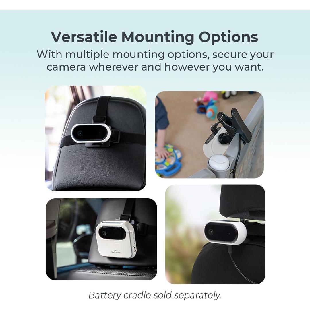 Monitor de Bebé Pequeño Viajero 5" HD Sin WiFi Blanco