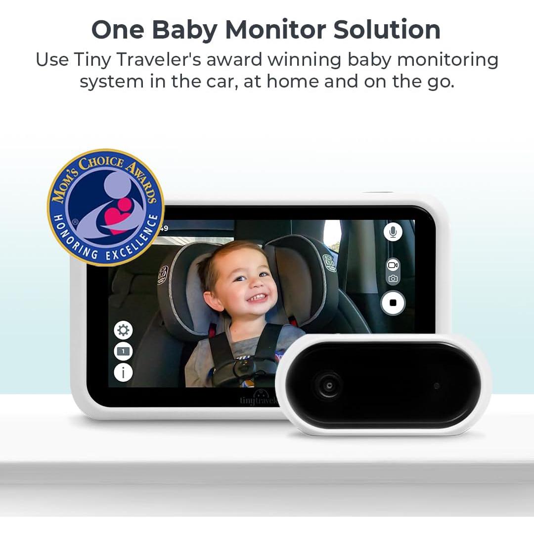Monitor de Bebé Pequeño Viajero 5" HD Sin WiFi Blanco