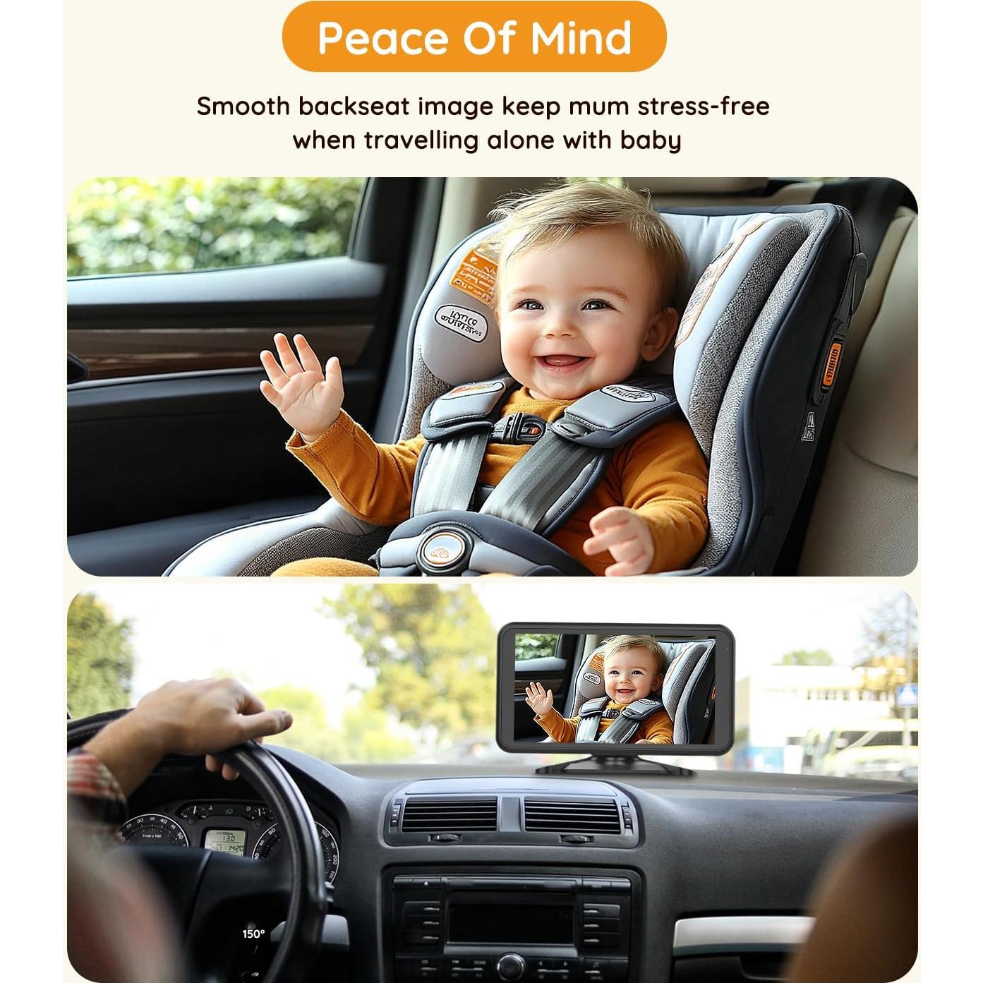 Cámara de Auto para Bebés Babyvue BC1 1080P HD 4.5"