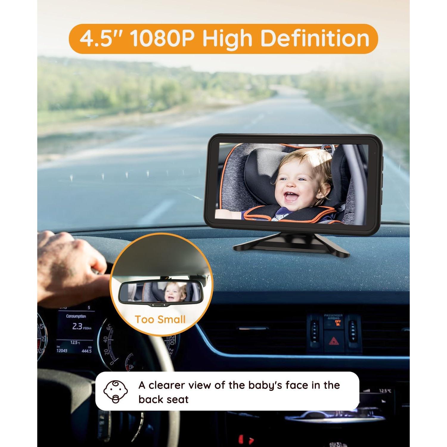 Cámara de Auto para Bebés Babyvue BC1 1080P HD 4.5"