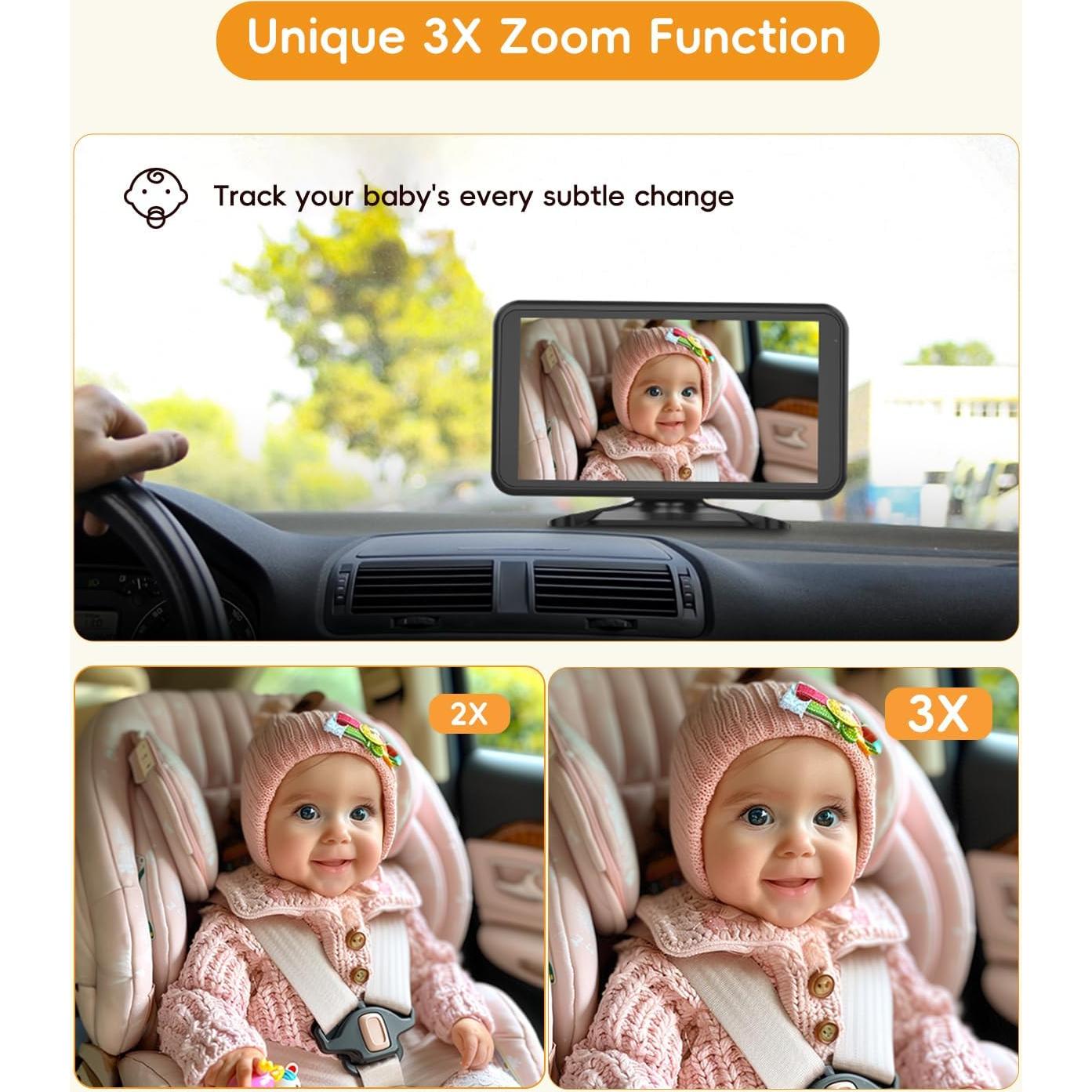 Cámara de Auto para Bebés Babyvue BC1 1080P HD 4.5"