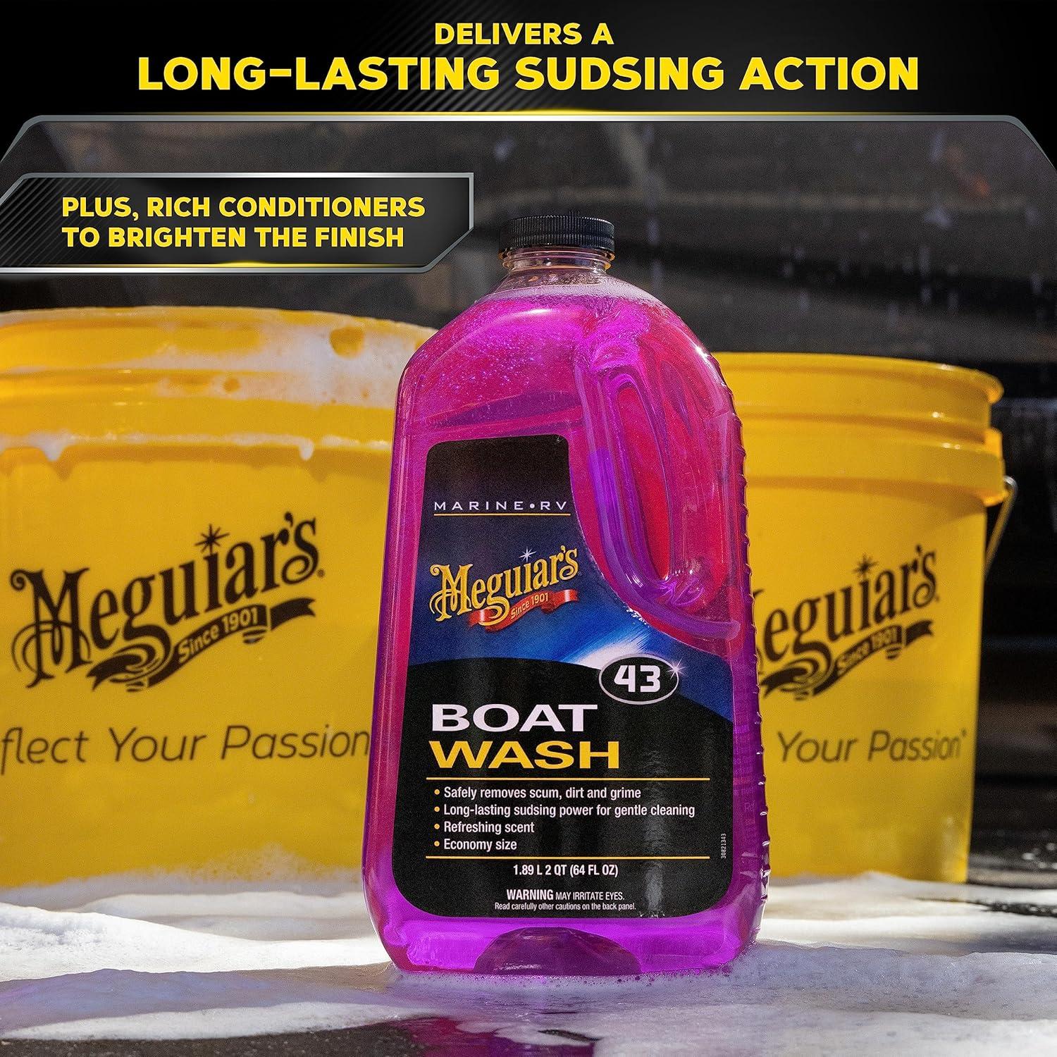 Lavado Marino Meguiar's M43 1.89 L - Sin Rayas y pH Balanceado