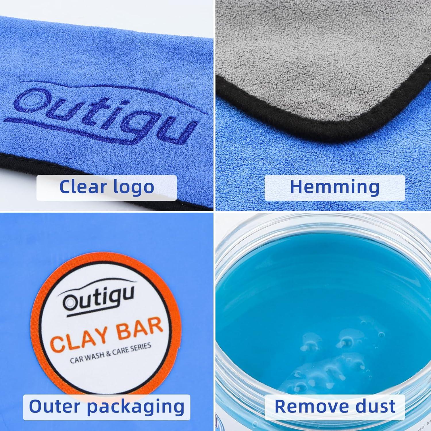 Kit de Limpieza para Automóviles Outigu - 3 Barras de Arcilla 100g