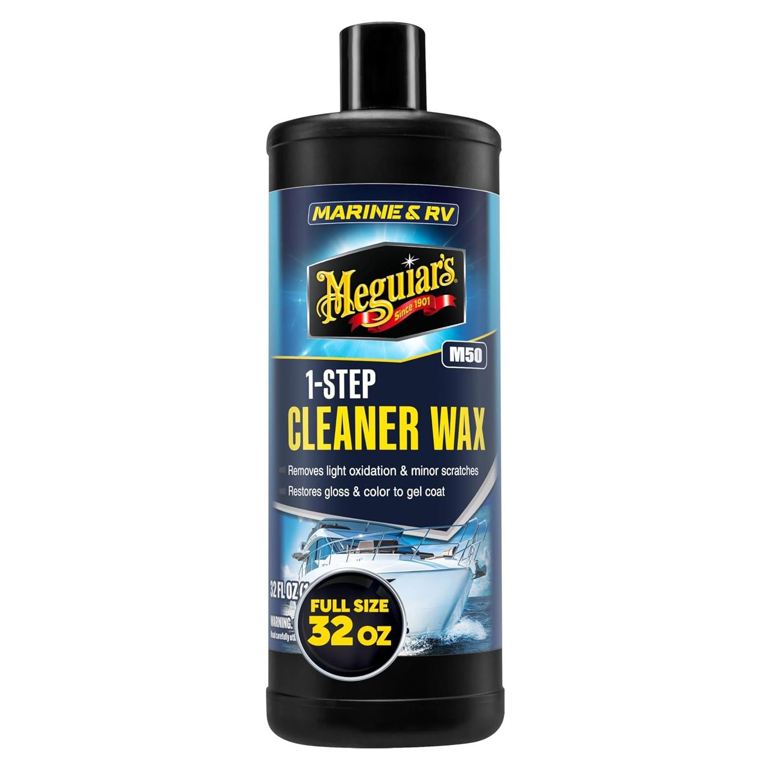 Cera limpiadora marina Meguiar's M5032 946 ml - Un solo paso