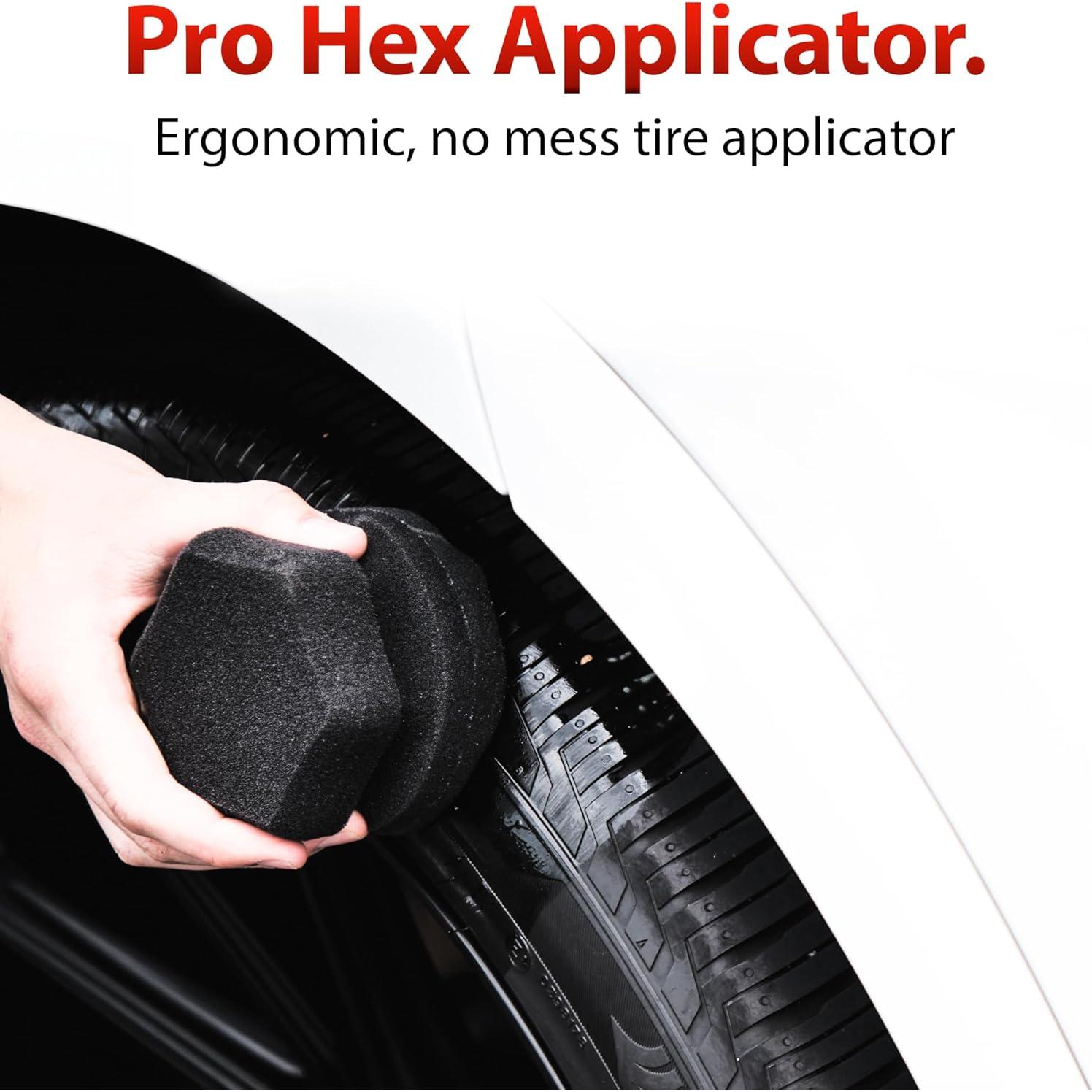 Aplicador de Neumáticos Pro Hex Grip Adam's - Paquete de 3