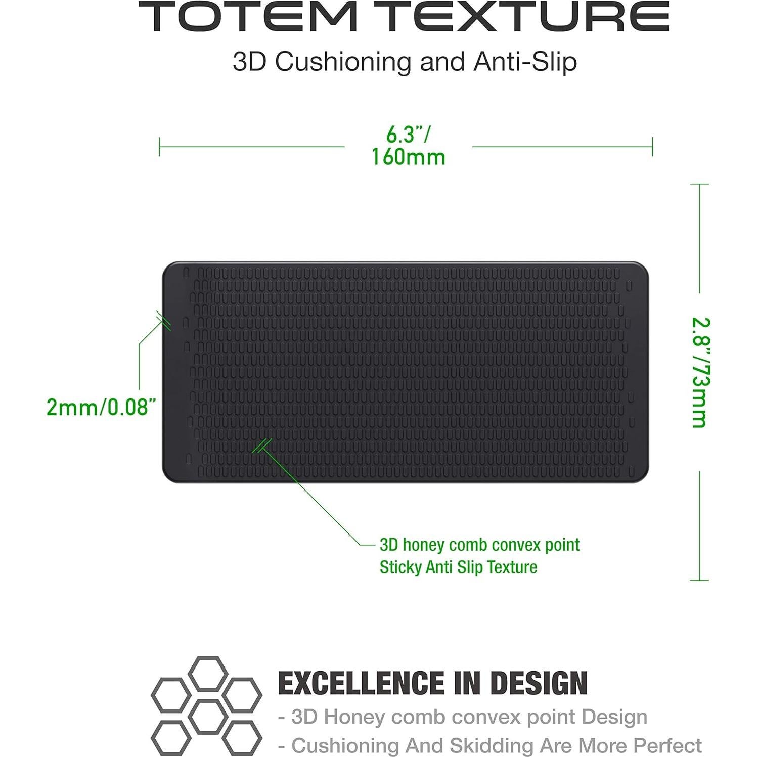 Alfombrilla Antideslizante JIMISHA 16x7 cm - 2 Paquete