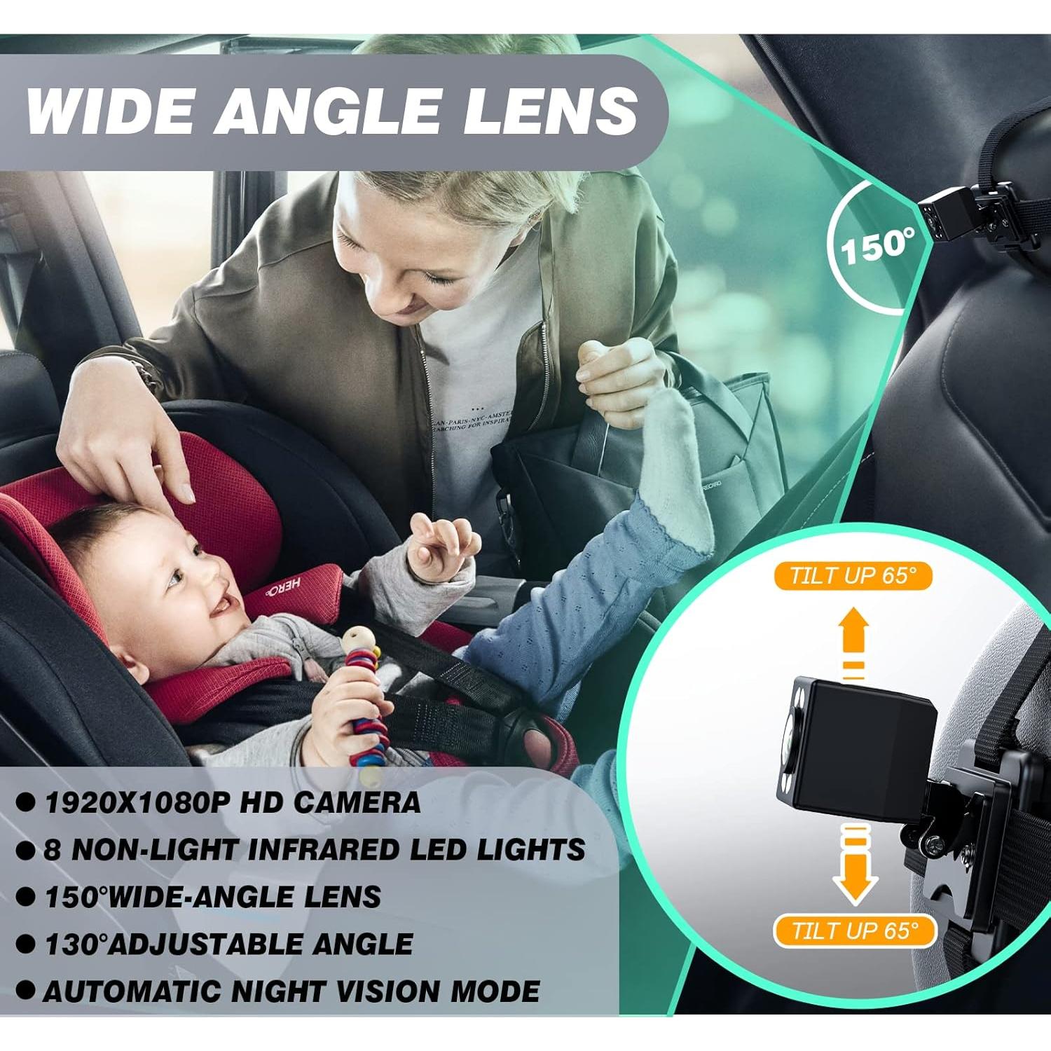 Espejo retrovisor con cámara HD 1080P ATOROBROS 4.3"