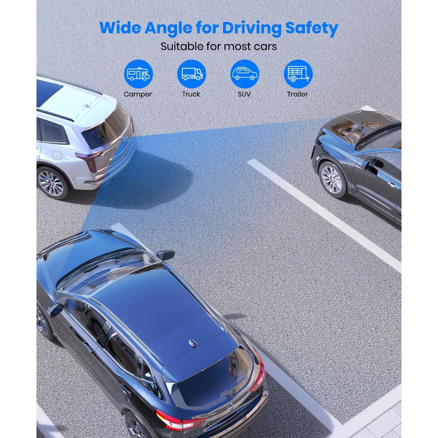 Cámara de Respaldo AUTO-VOX HD Impermeable con LED