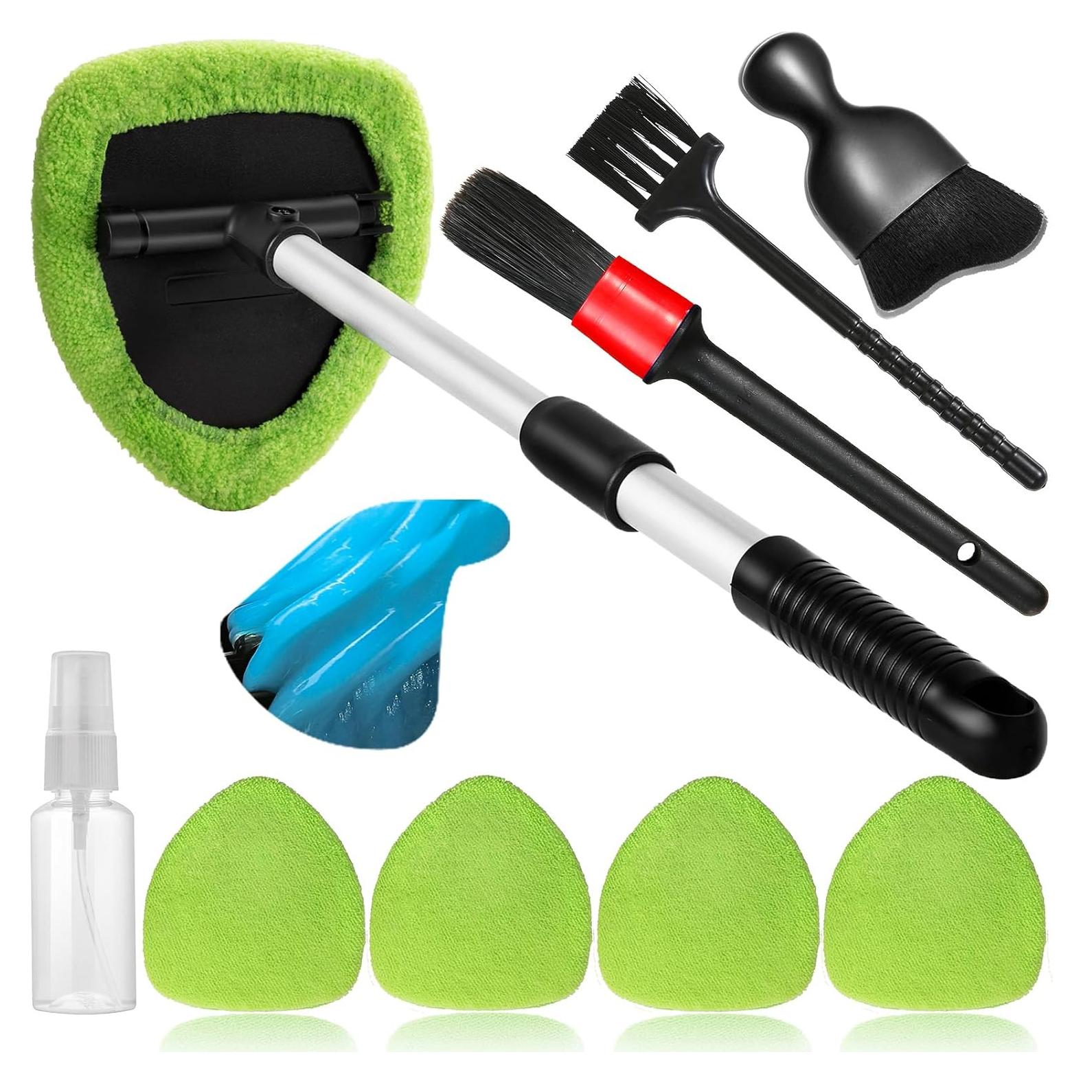 Kit de Limpieza de Parabrisas Qydipclin 10 Piezas Verde