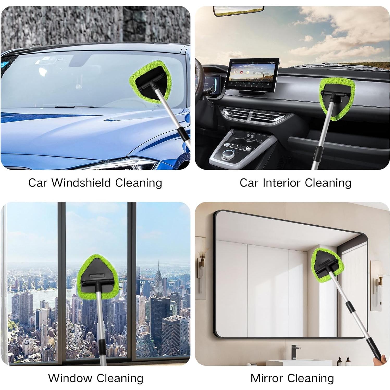 Kit de Limpieza de Parabrisas Qydipclin 10 Piezas Verde