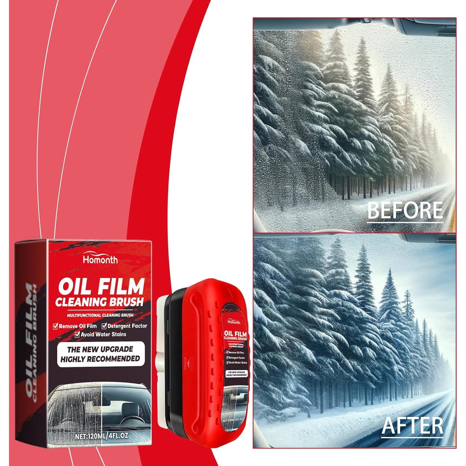 Cepillo de Limpieza de Vidrio Automotriz 2 PCS - Antiniebla 2025