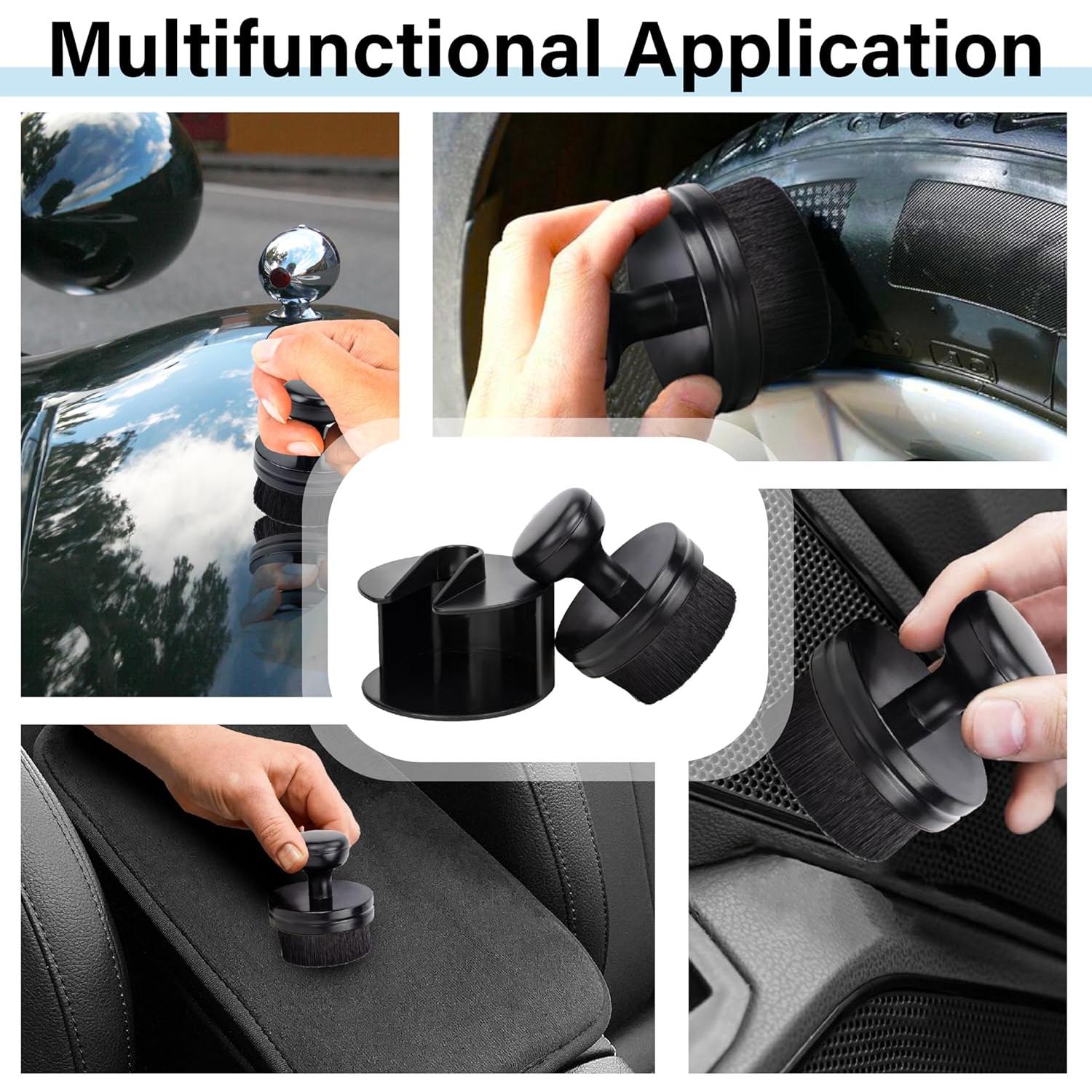 Cepillo Aplicador de Brillo para Neumáticos Ecocstm - Negro