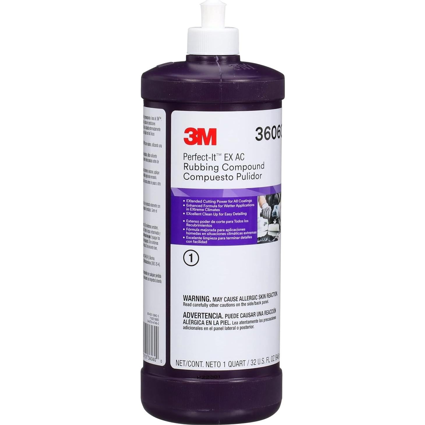 Compuesto Abrasivo 3M Perfect-It EX AC 36060, 0.91 kg, Corte Rápido