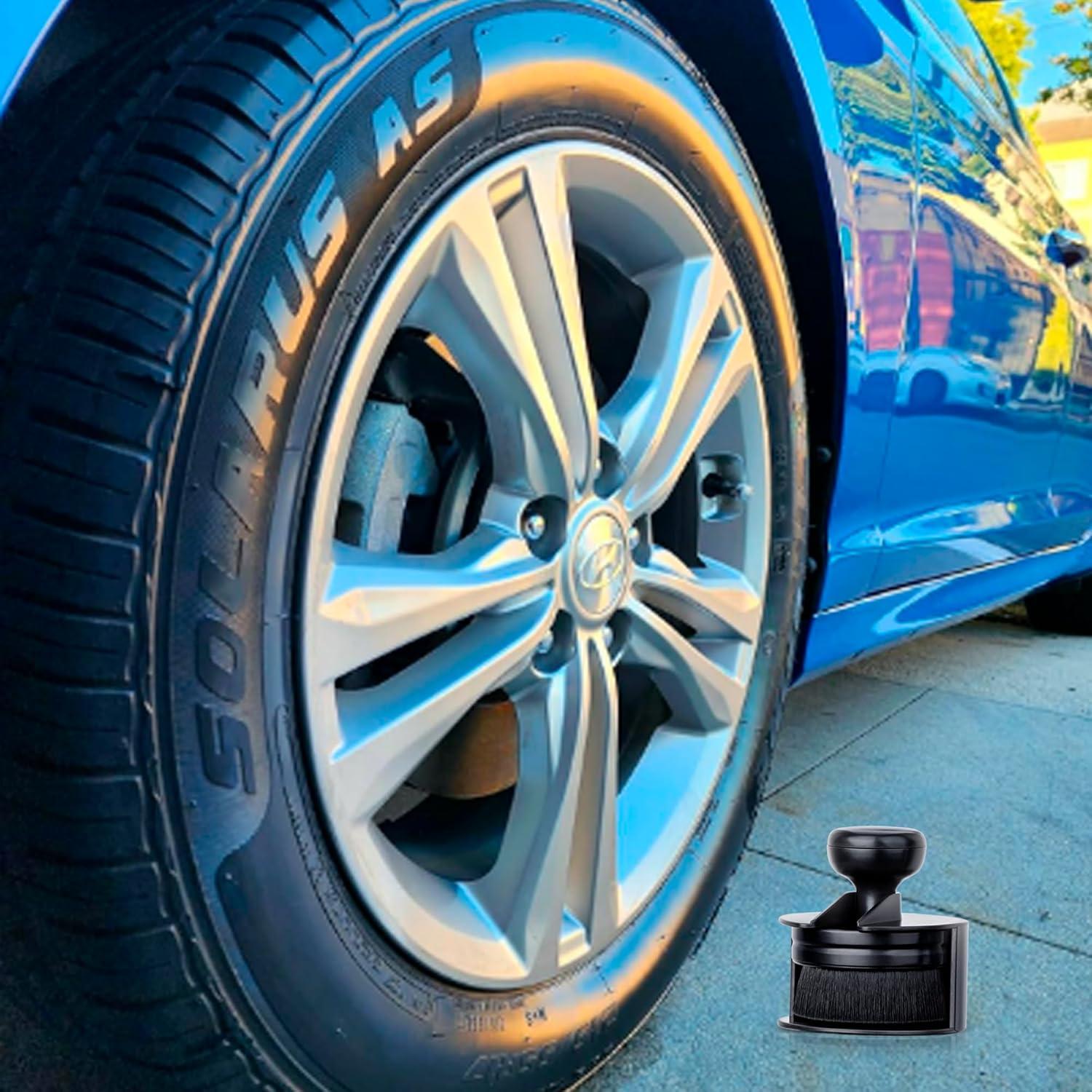 Aplicador de Brillo para Neumáticos BABYSHEEP Negro - Cepillo Vegano