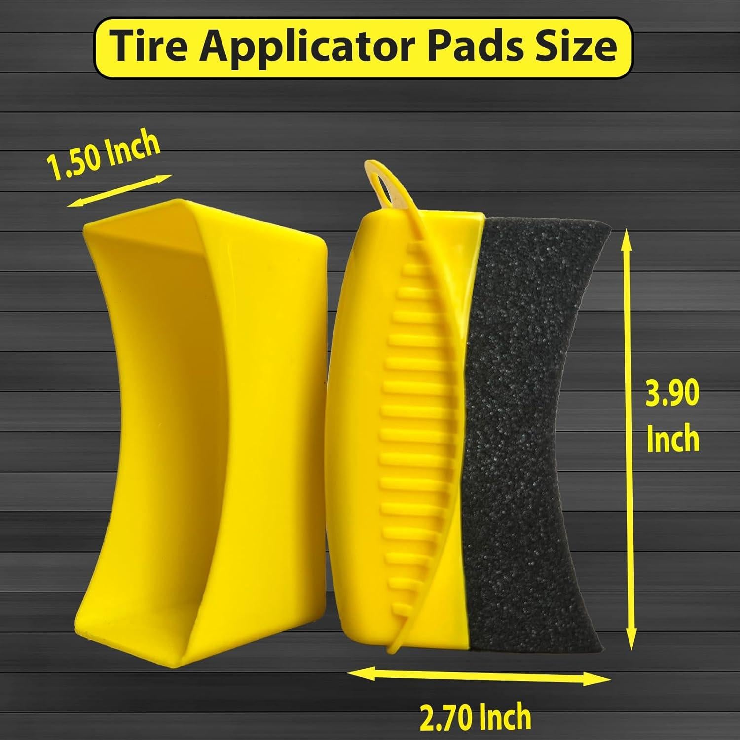 Almohadillas Aplicadoras de Brillo para Neumáticos RXALASKA - 2 Pcs