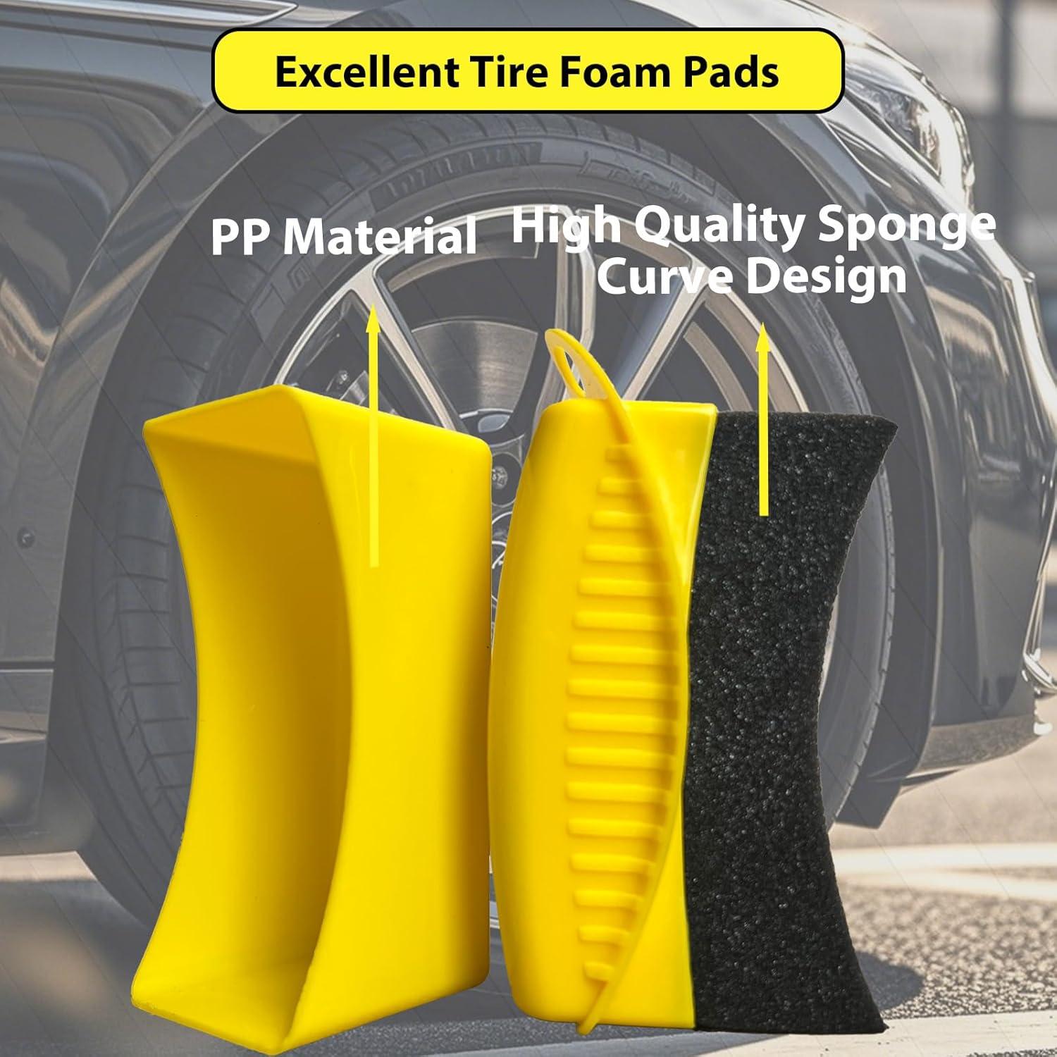 Almohadillas Aplicadoras de Brillo para Neumáticos RXALASKA - 2 Pcs