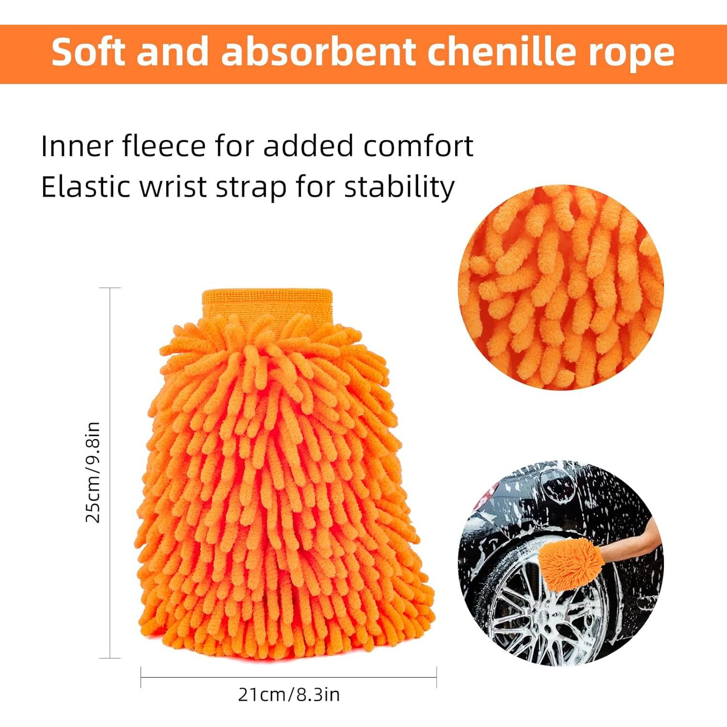 Kit de Limpieza de Autos Outigu 16 Pcs con Bolsa de Almacenamiento