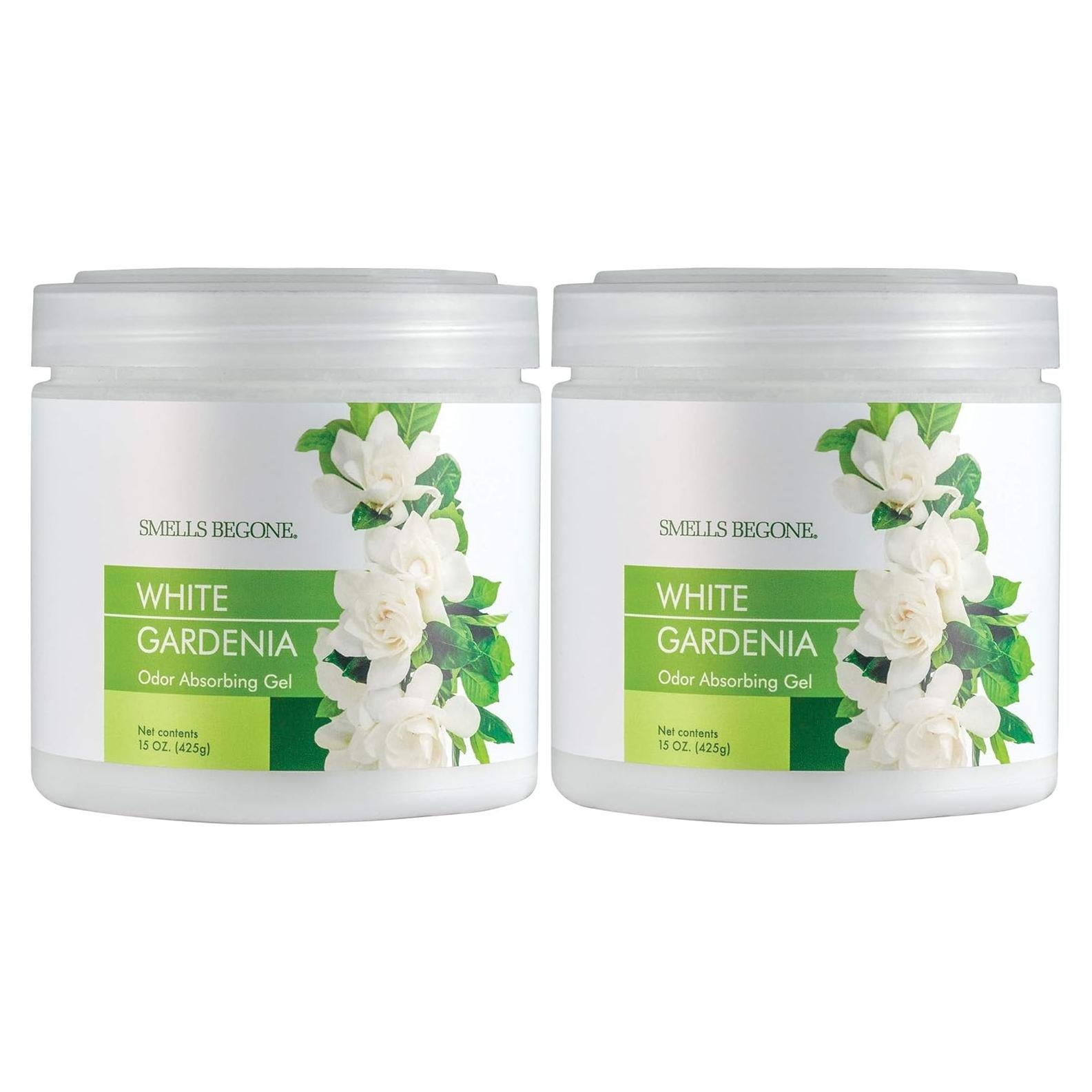 Gel Absorbente de Olores SMELLS BEGONE 425 g - Gardenia Blanca