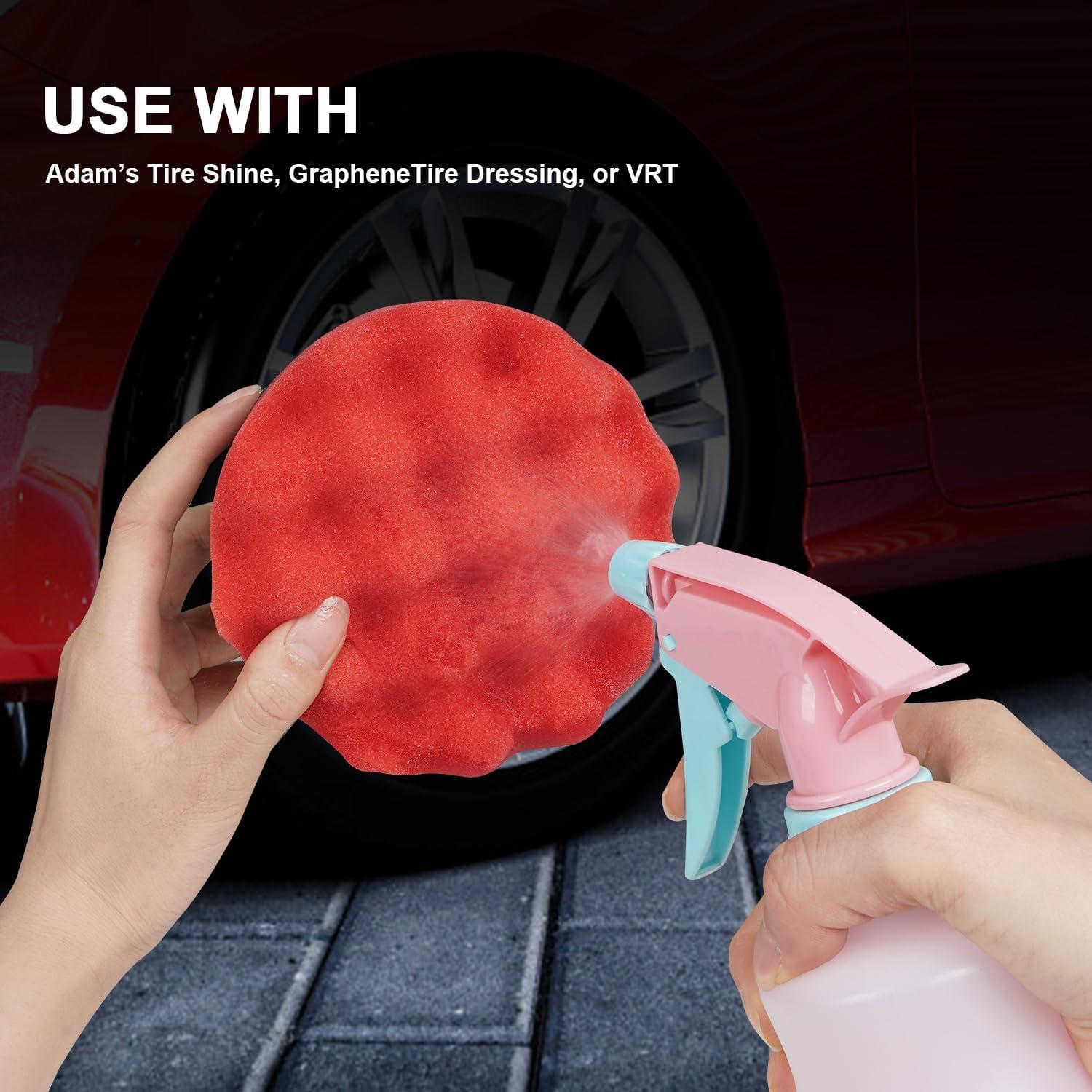 Paquete de 2 Almohadillas Aplicadoras ZHAYAO para Neumáticos