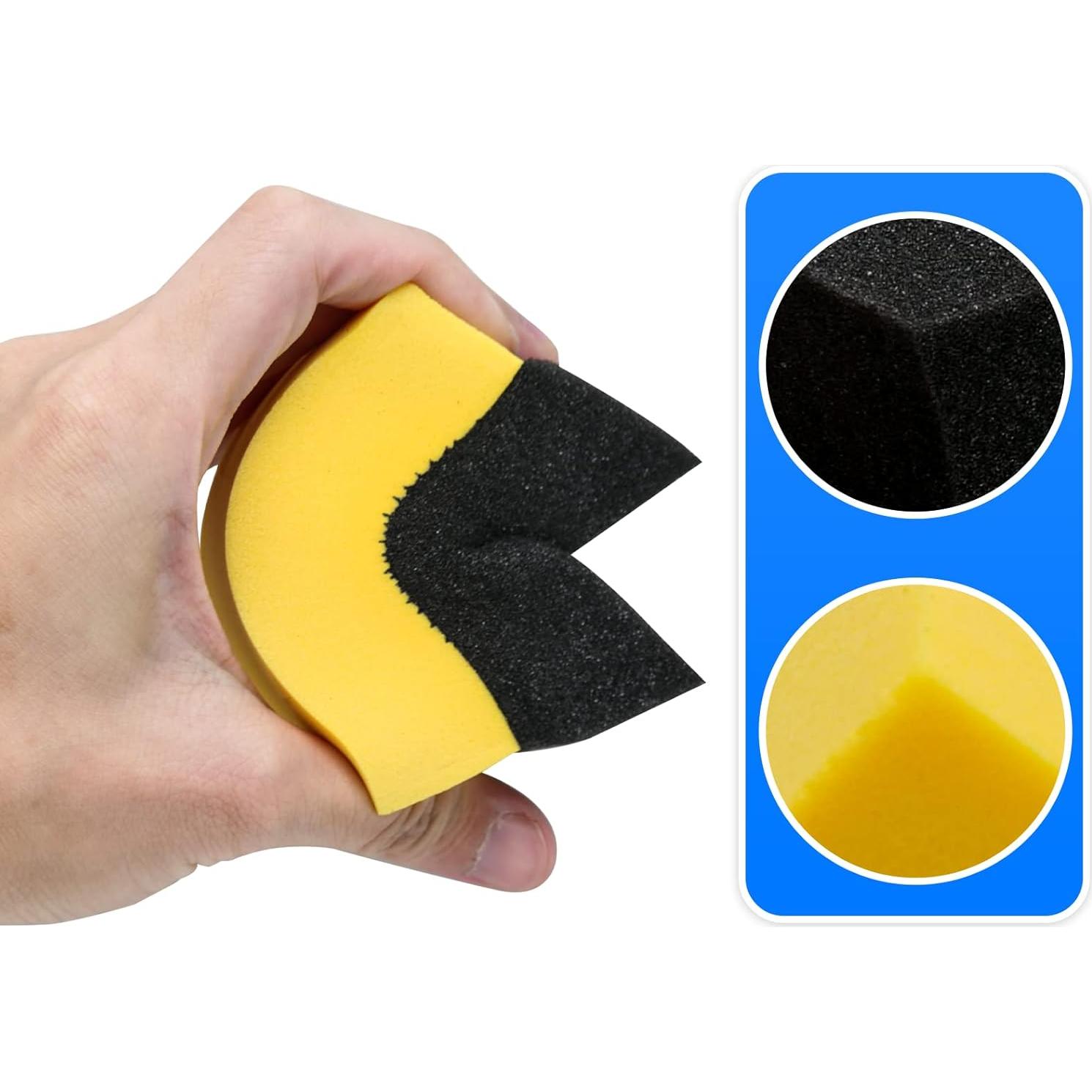 6 Almohadillas de Aplicador de Brillo para Neumáticos Unlorspy