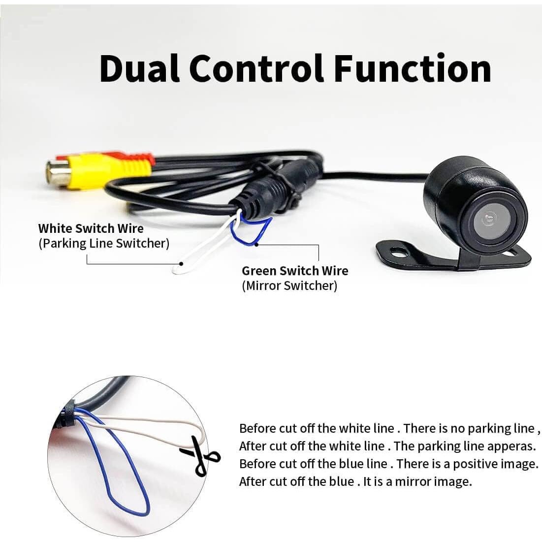 Cámara de Reversa Automática PTOHYU HD a Prueba de Agua