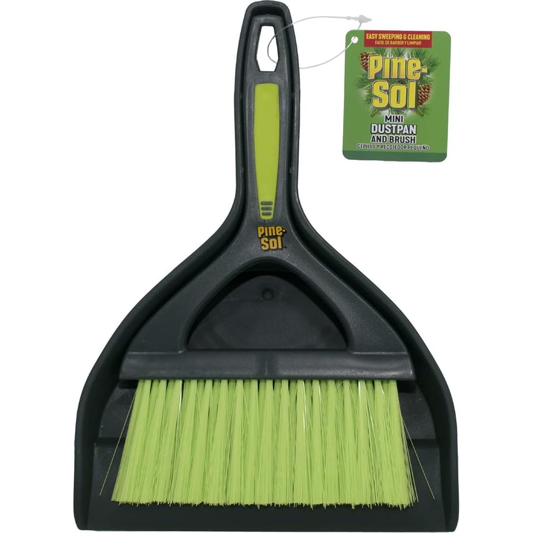 Juego de Mini Recogedor y Cepillo Pine-Sol Verde Compacto