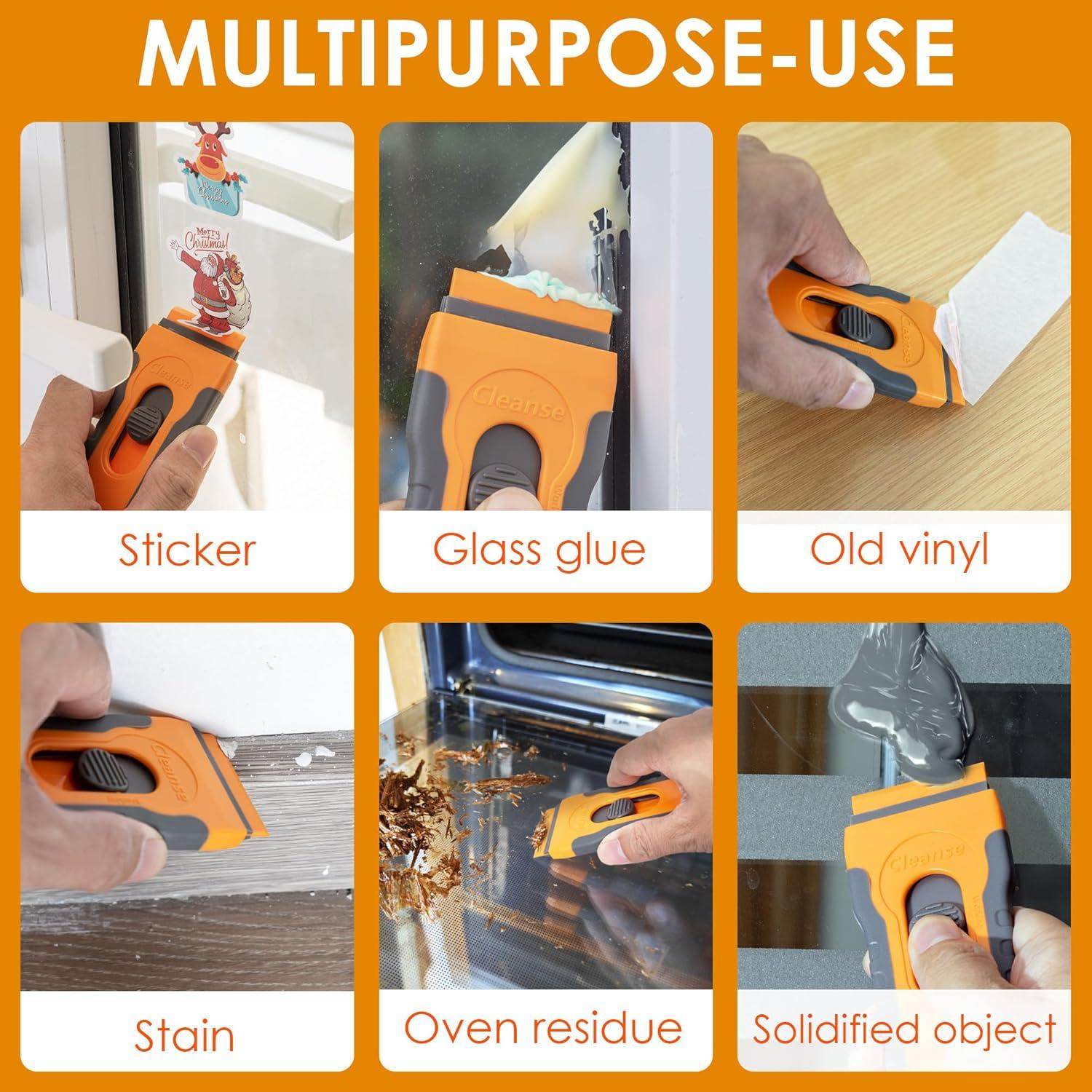 Raspador de Cuchilla de Plástico Cleanse 100 Pcs 130g