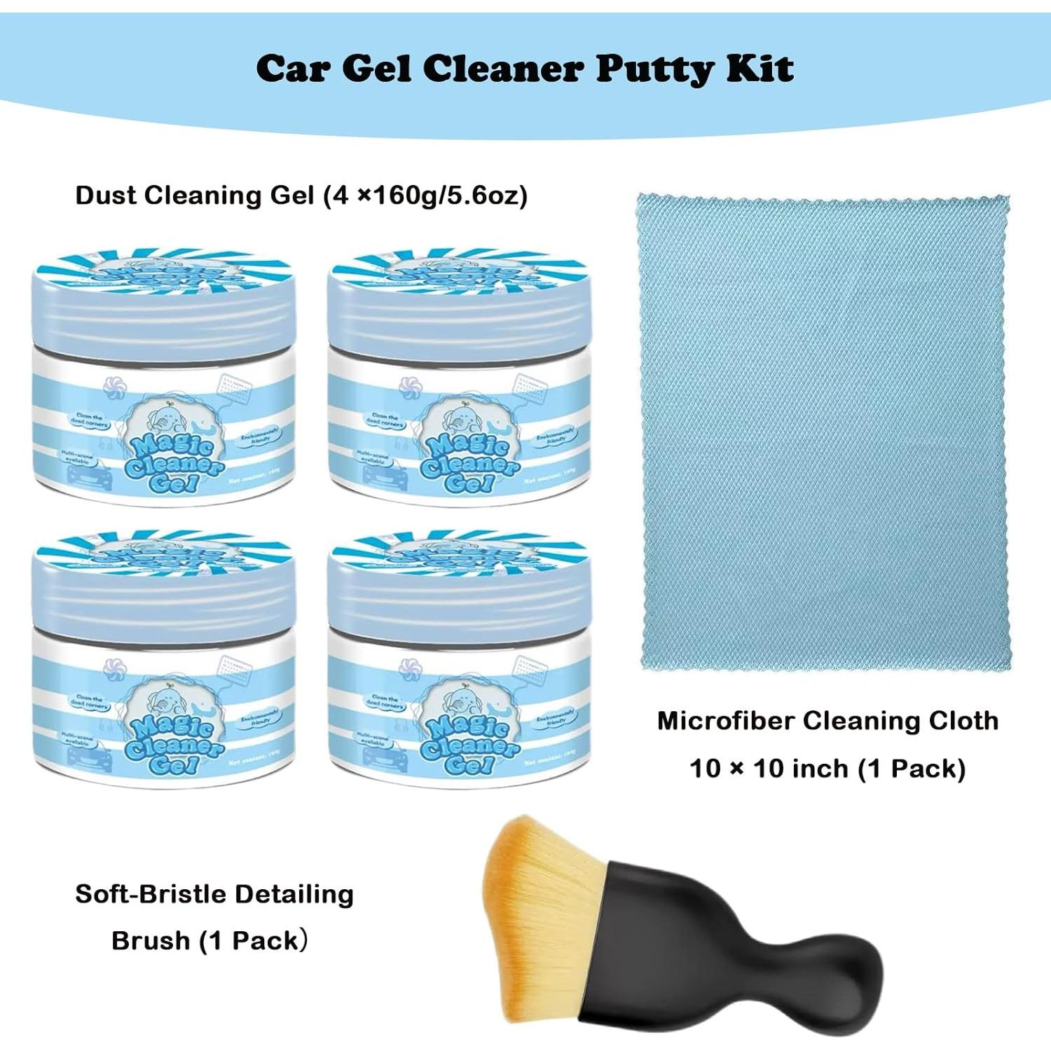 Kit de Pasta Limpiadora para Autos SURVART 4x160g Multi-Superficie