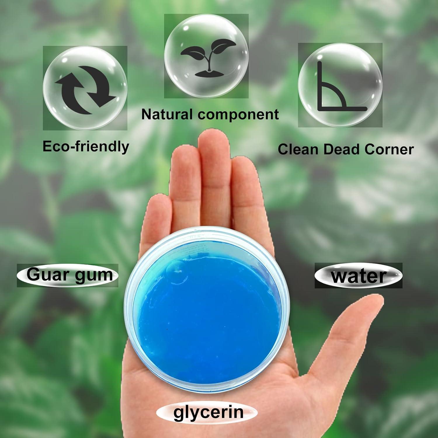 Gel de limpieza universal Stymart 160g - Azul, ecológico y reutilizable