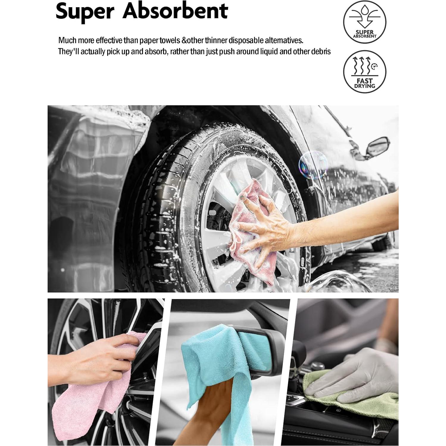 Toallas de Microfibra Fantasticlean - 40 Unidades 30x30 cm Azul