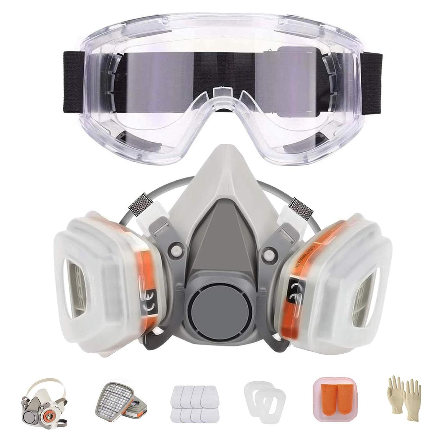 Media Máscara de Protección BAOMAO con Filtros y Accesorios