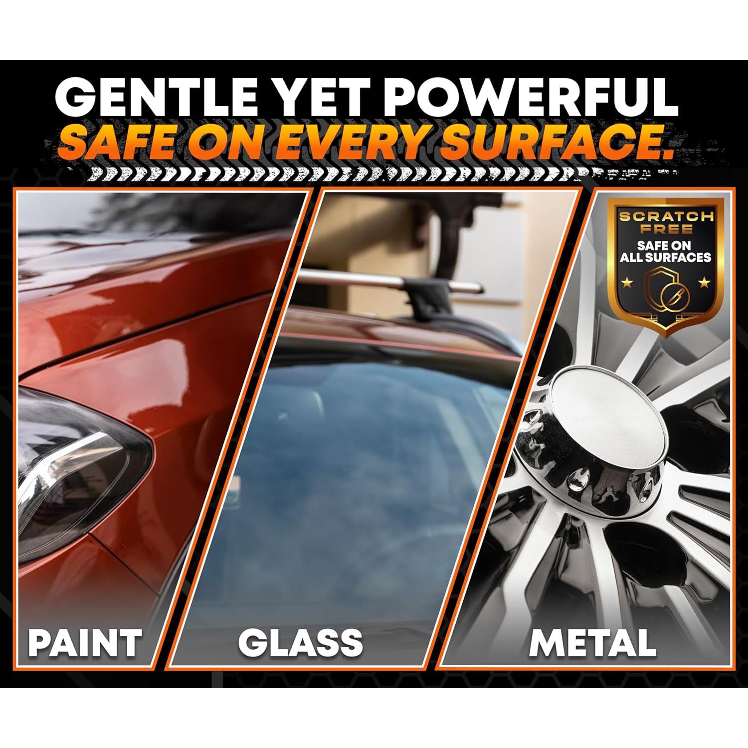 Kit de Lavado de Autos Ecológico RoofPax sin Agua con Paños