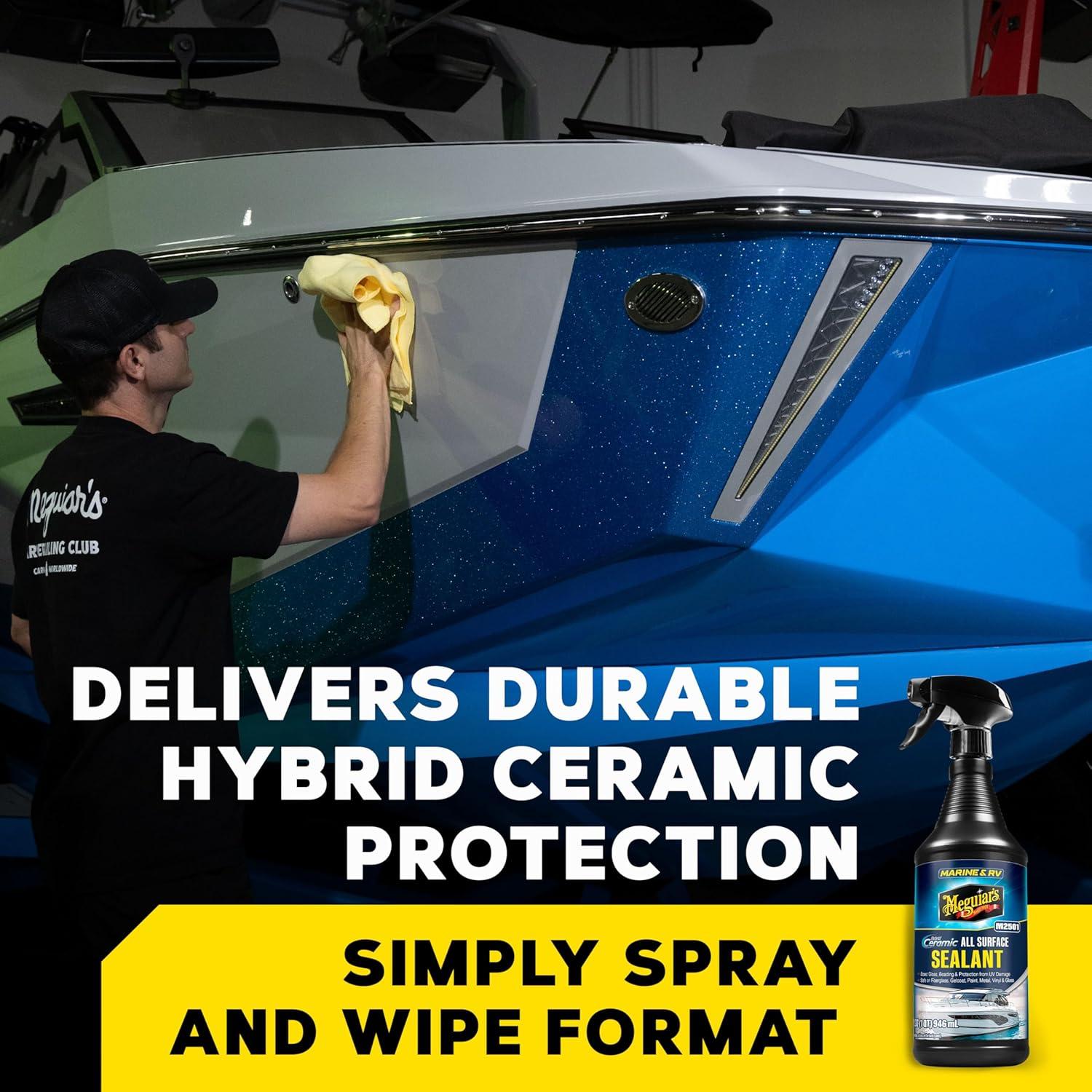 Sellador Cerámico Híbrido Meguiar's 32 Oz para Barcos y RV