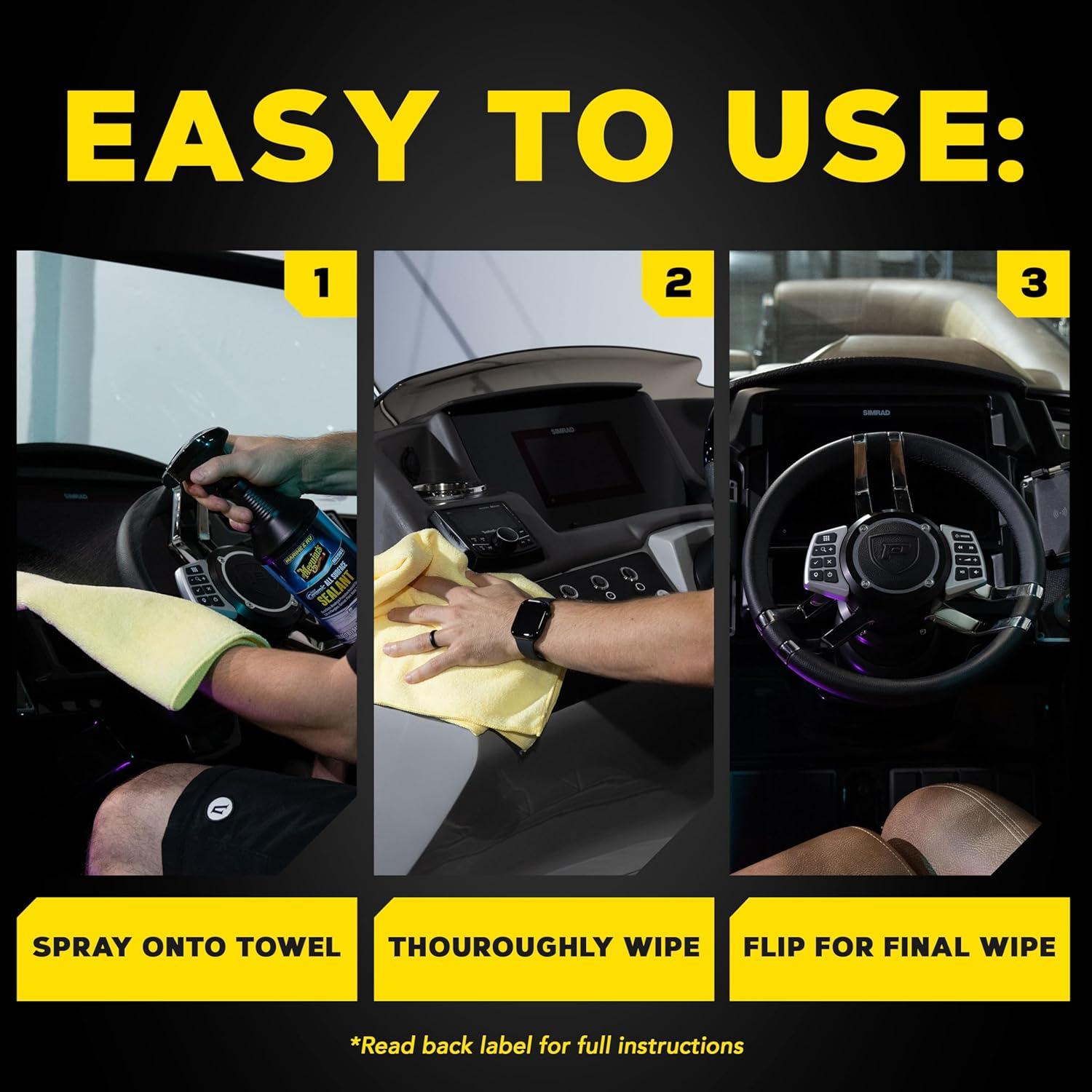 Sellador Cerámico Híbrido Meguiar's 32 Oz para Barcos y RV