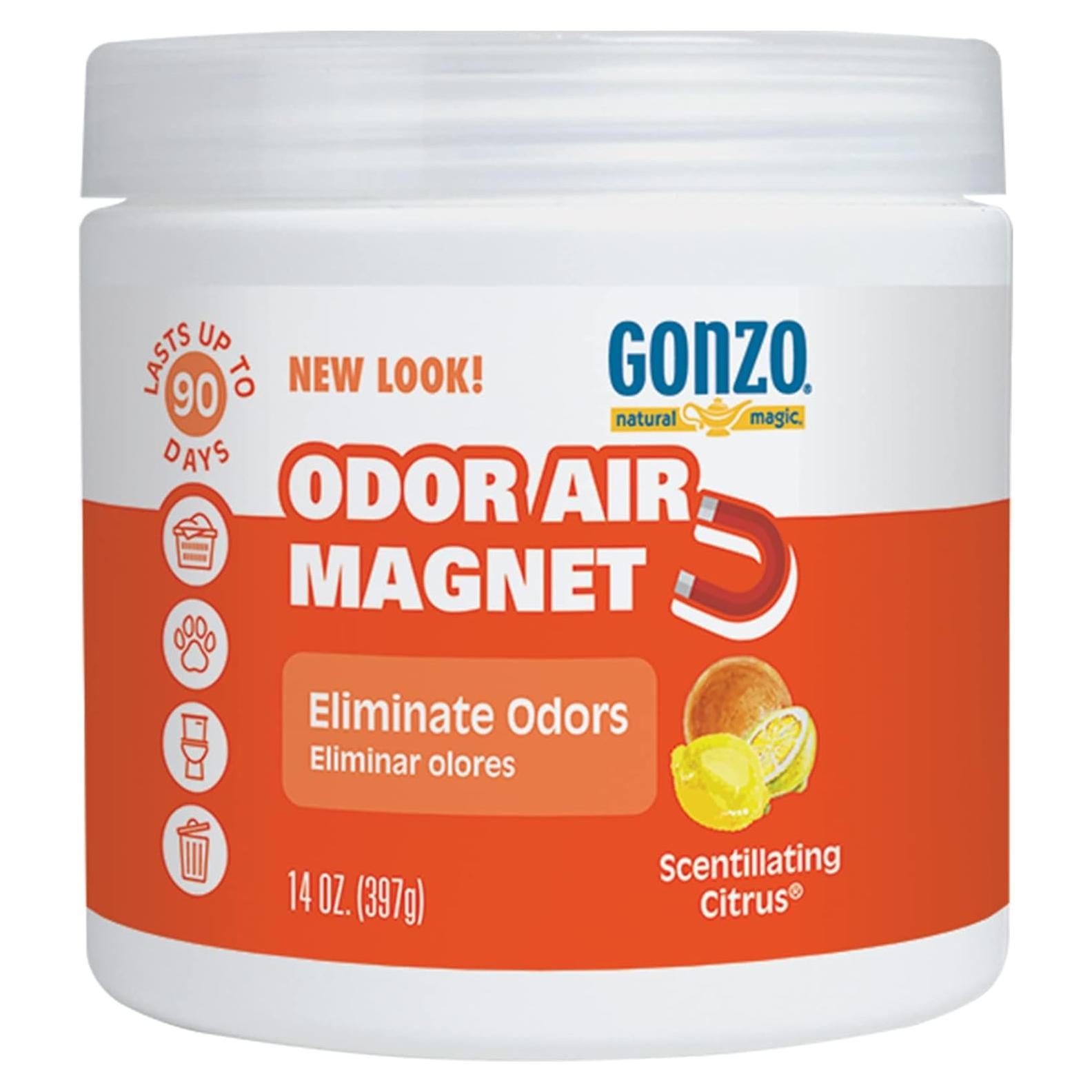 Gonzo Gel Absorbente de Olores 14oz Cítrico - Eliminador