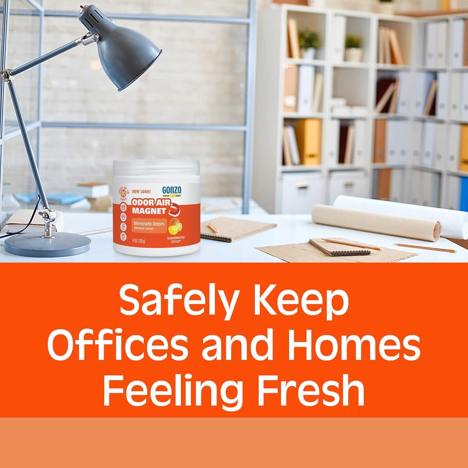 Gonzo Gel Absorbente de Olores 14oz Cítrico - Eliminador