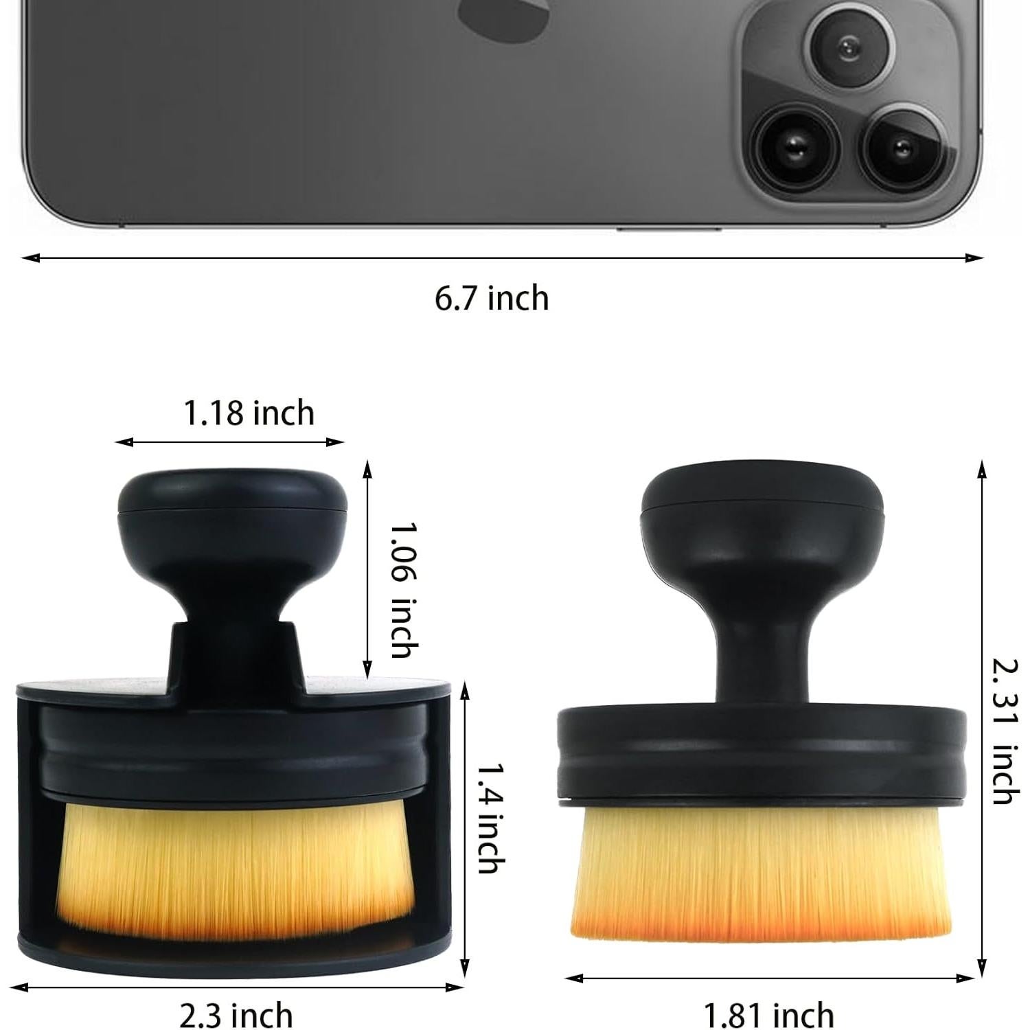 Cepillo Aplicador de Brillo para Neumáticos Filiverco - Vegano