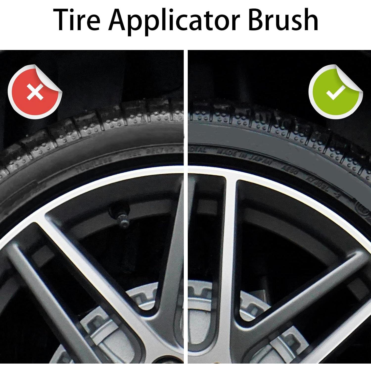 Cepillo Aplicador de Brillo para Neumáticos Filiverco - Vegano