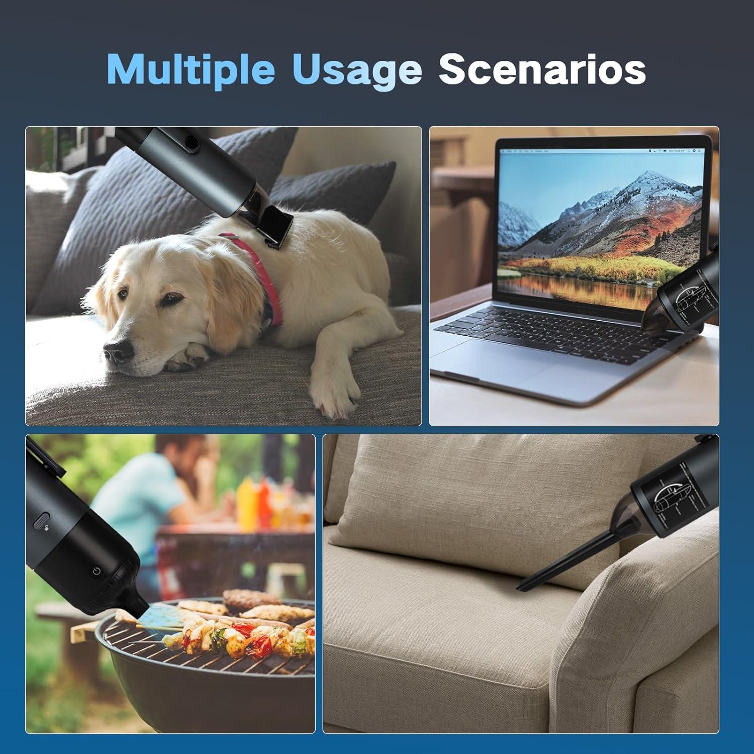 Aspiradora de Coche Inalámbrica Verazon XC-02 9000PA 2 en 1