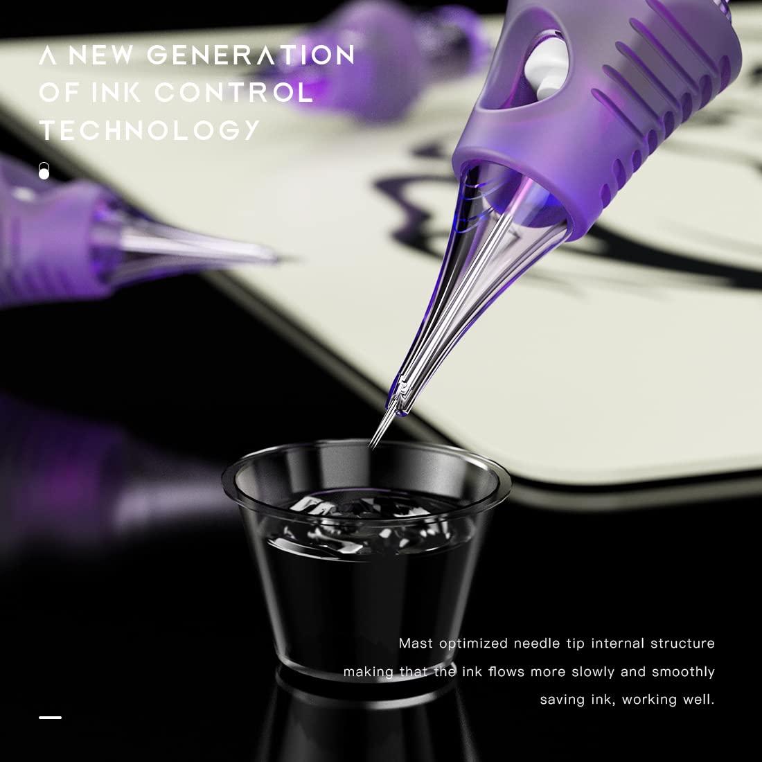 Cartuchos de Agujas de Tatuaje Mast Cyber 1001RL - 20 Agujas Desechables