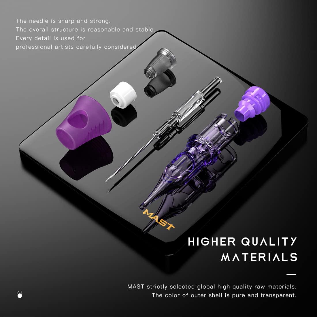 Cartuchos de Agujas de Tatuaje Mast Cyber 1001RL - 20 Agujas Desechables