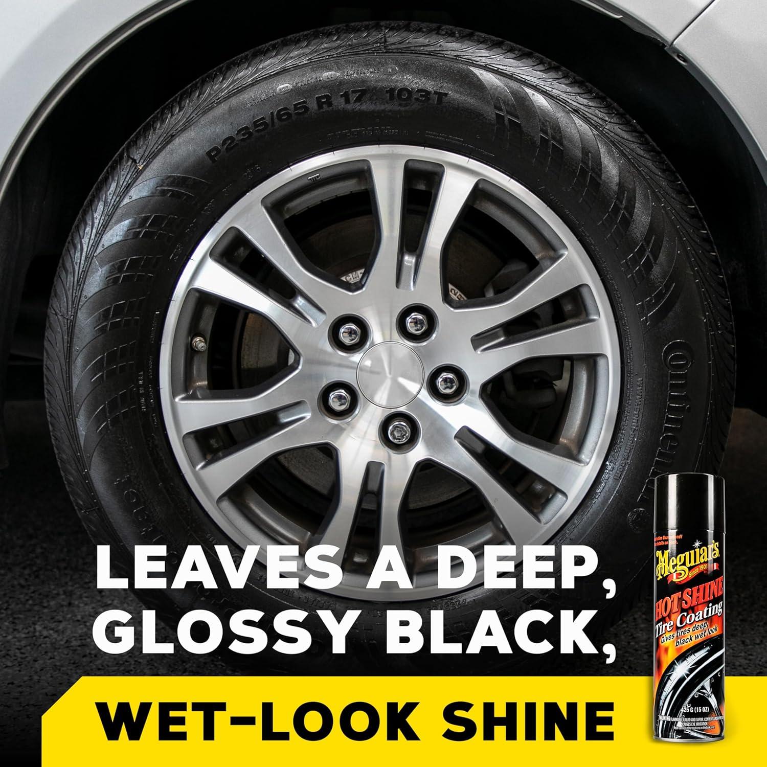 Recubrimiento para Llantas Meguiar's Hot Shine 425 g Brillo Duradero