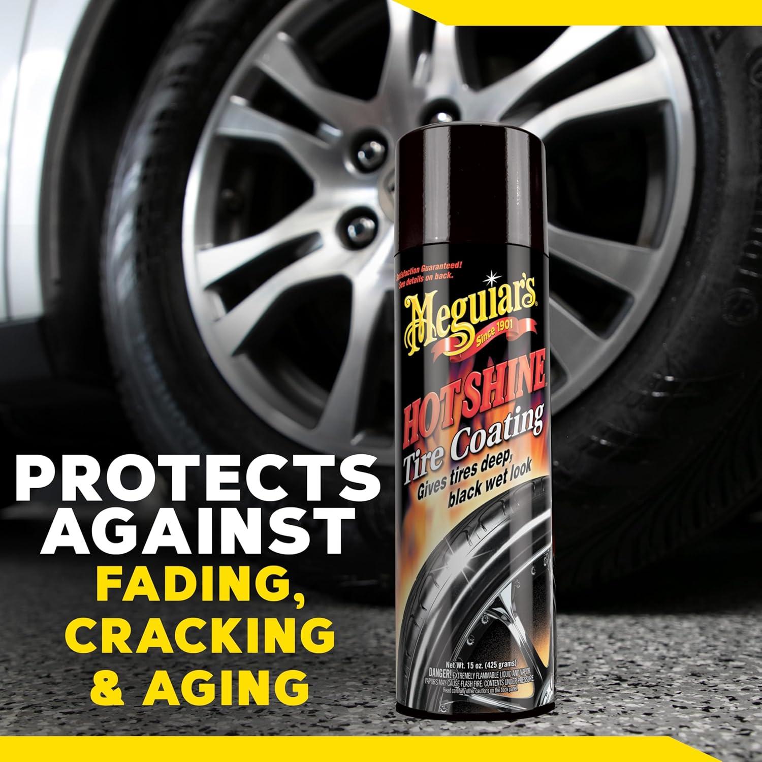 Recubrimiento para Llantas Meguiar's Hot Shine 425 g Brillo Duradero