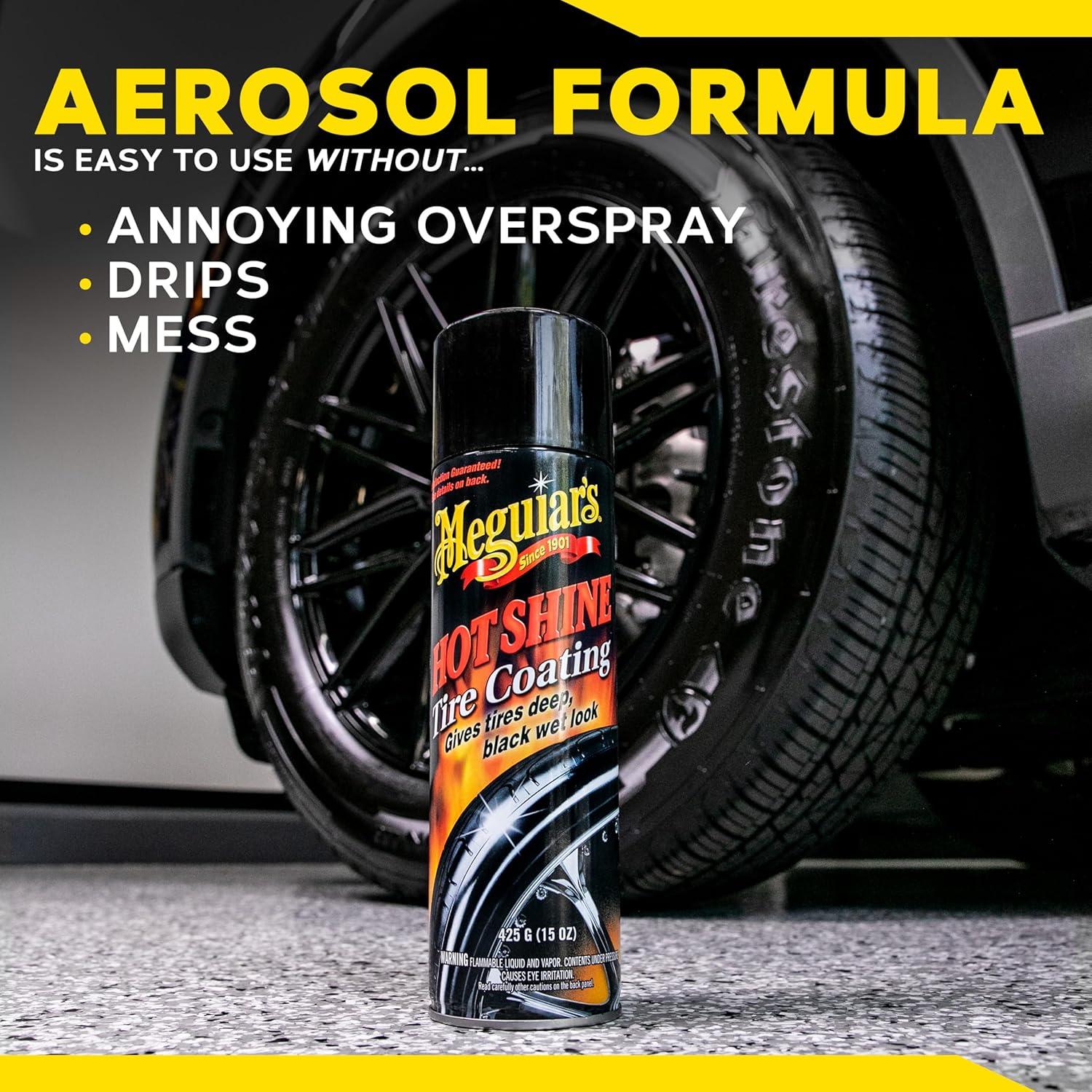 Recubrimiento para Llantas Meguiar's Hot Shine 425 g Brillo Duradero