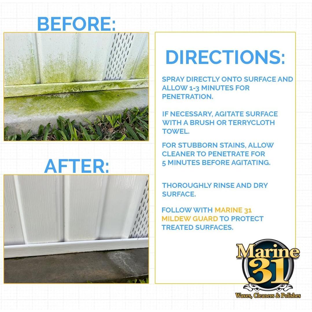 Marine 31 Removedor de Manchas de Moho 0.45kg - Limpiador Efectivo