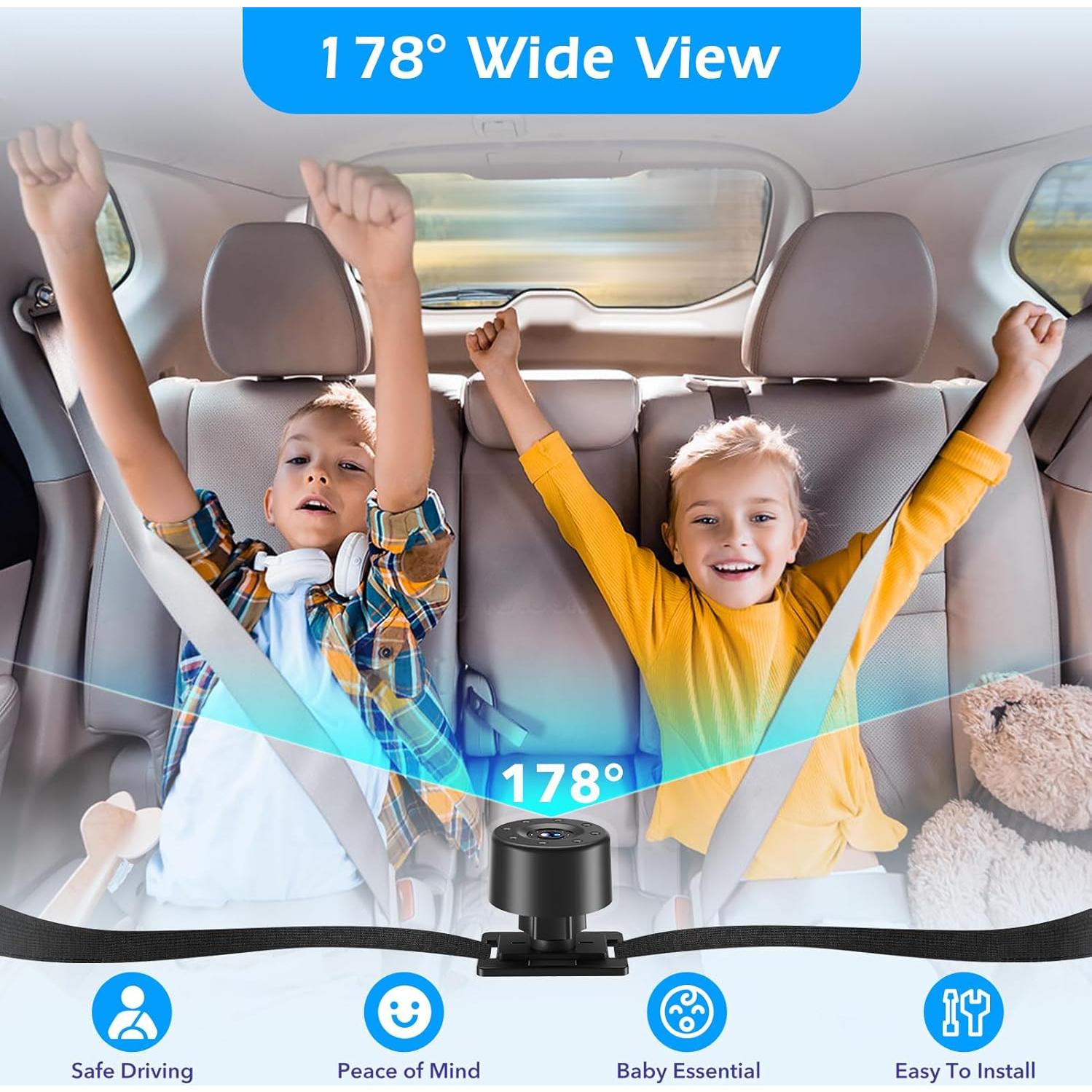 Cámara de Auto NewHail X430L 4.3" HD Infrarroja Bebés