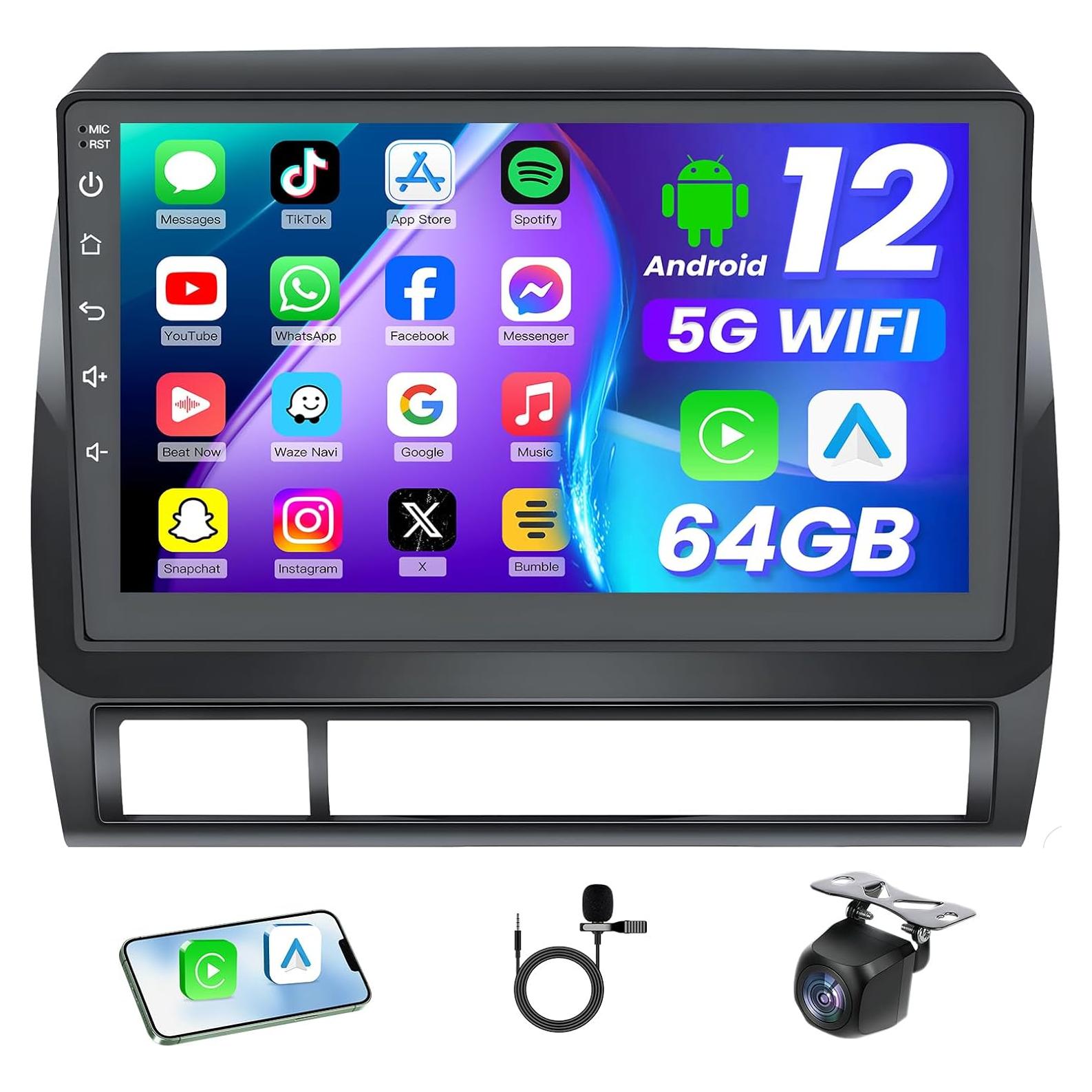 Radio Estéreo Jerqry para Toyota Tacoma 2005-2015 9" HD