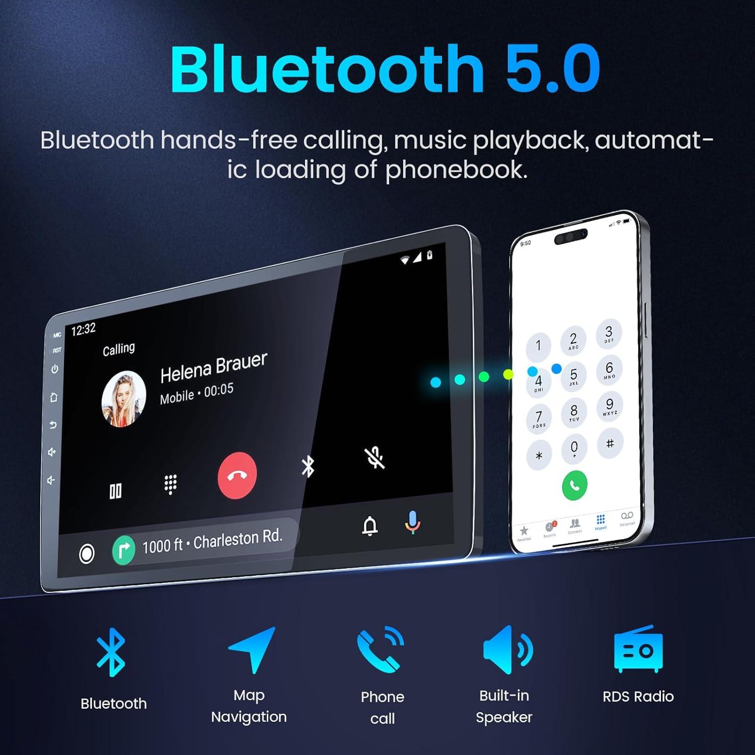 Radio Estéreo Jerqry para Toyota Tacoma 2005-2015 9" HD